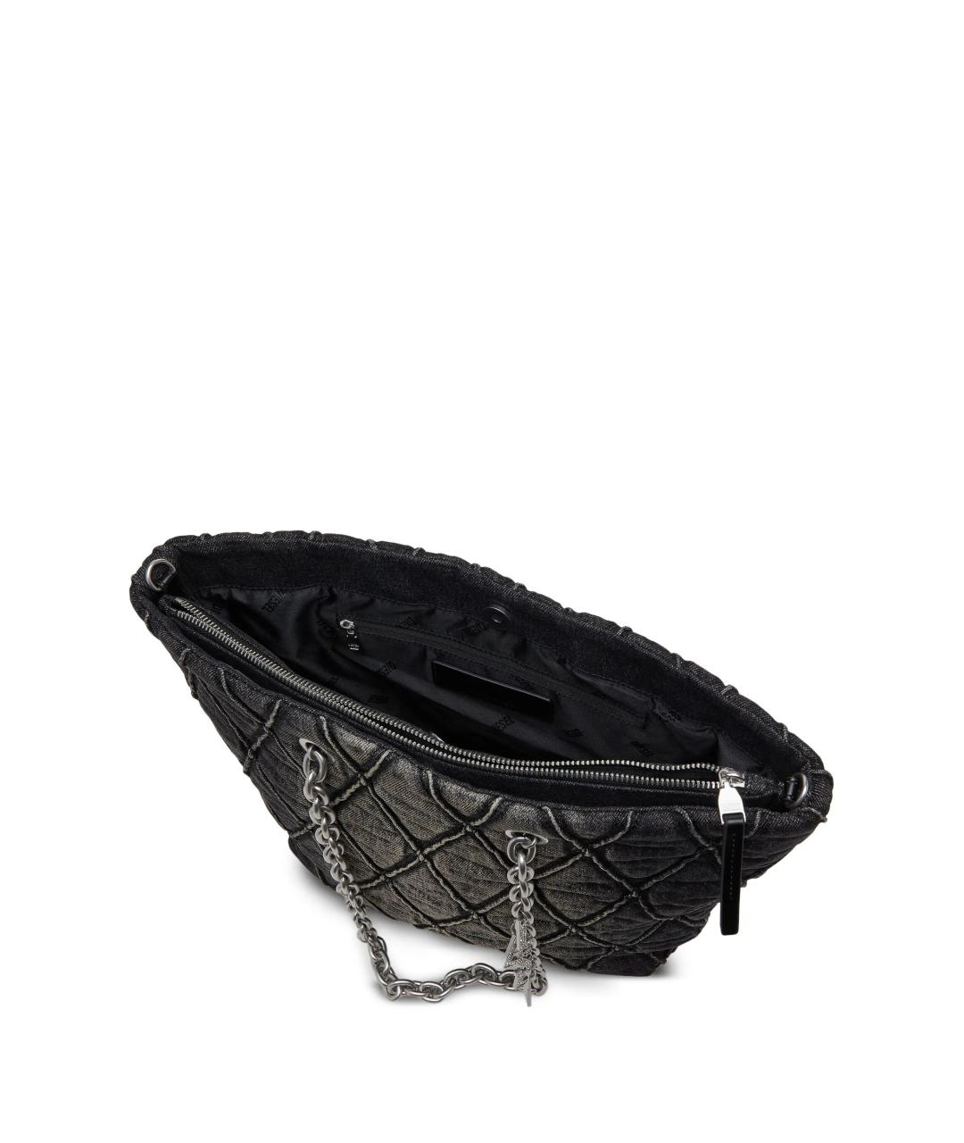 DIESEL Черная тканевая сумка тоут, фото 5