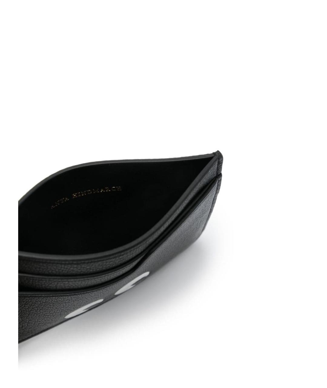 ANYA HINDMARCH Черный кожаный кардхолдер, фото 3