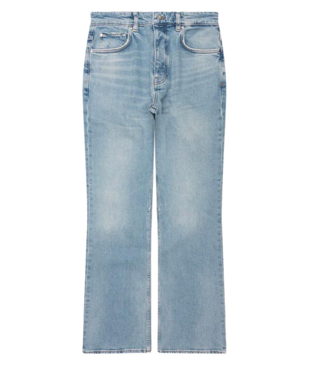 REPRESENT Голубые хлопковые прямые джинсы, фото 1