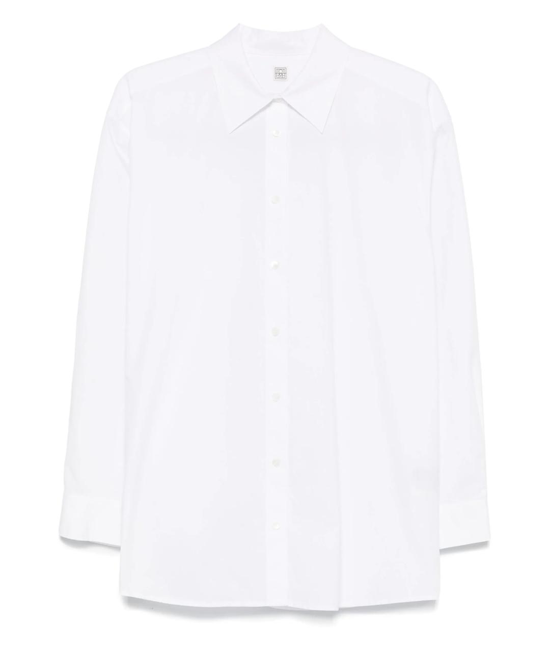 TOTEME Белая хлопковая рубашка, фото 1