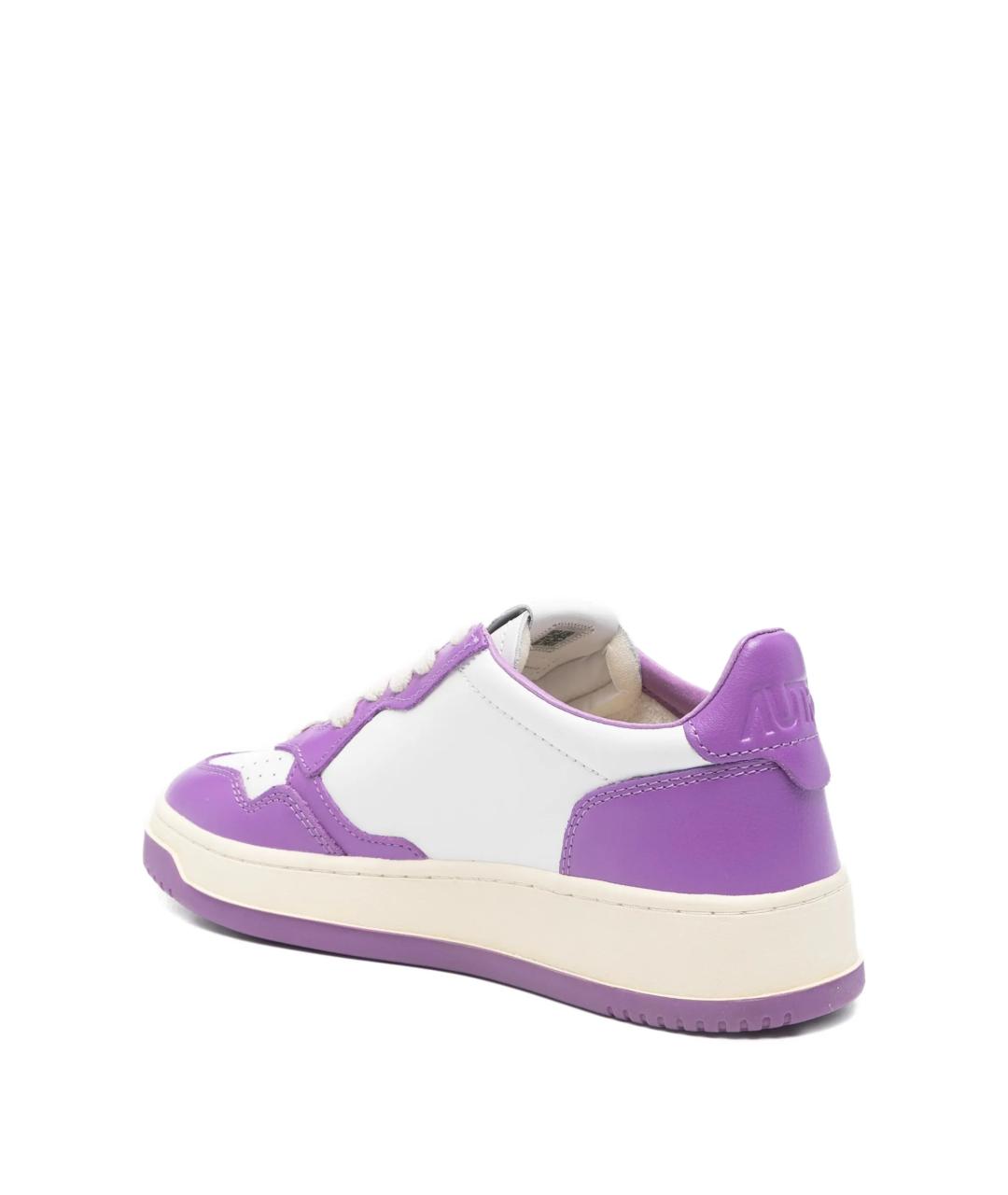 AUTRY Фиолетовые кожаные кеды, фото 3