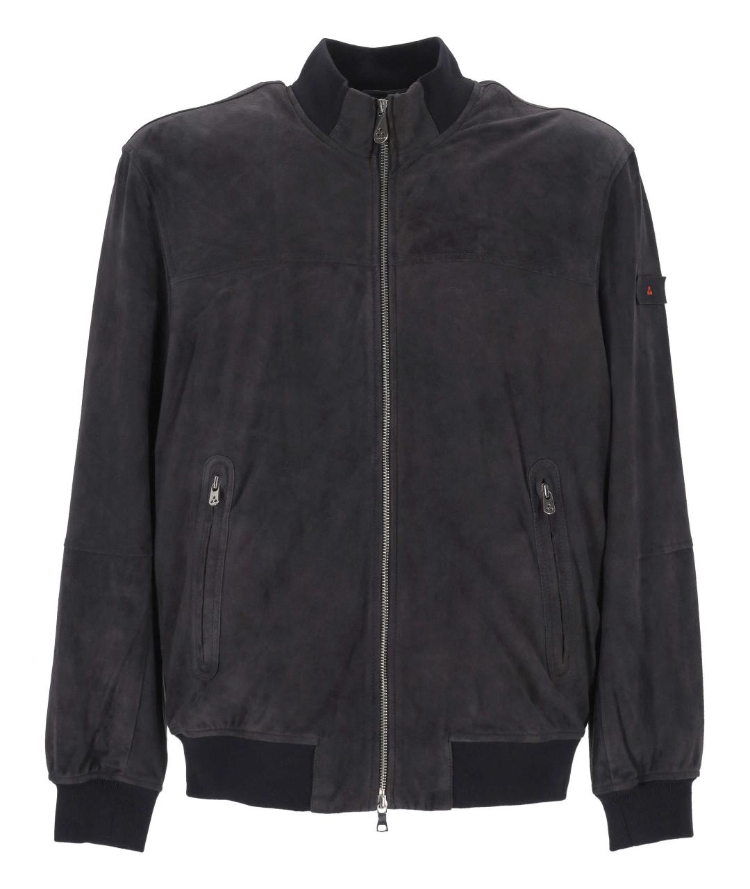 PEUTEREY Черная кожаная куртка, фото 1