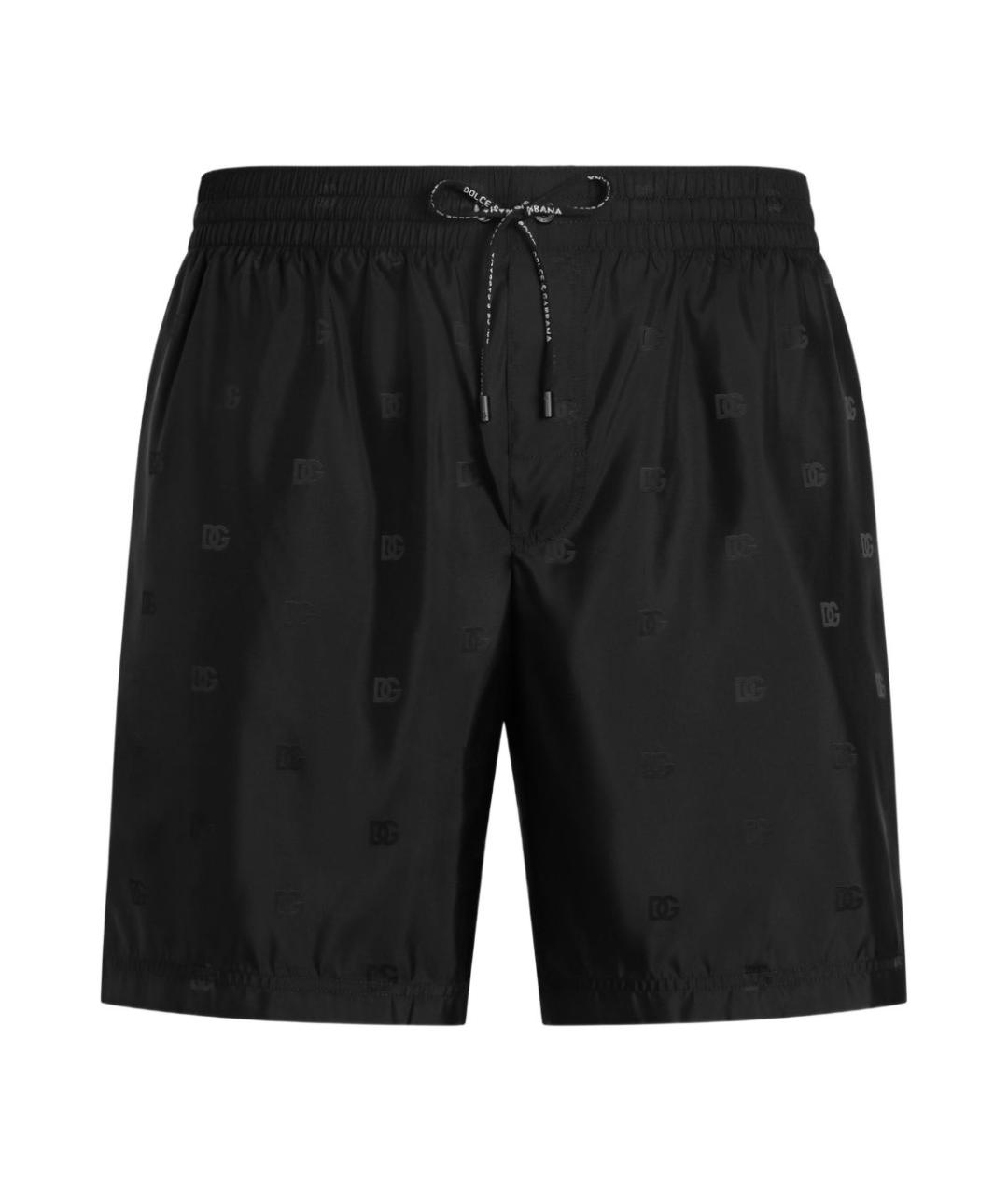 DOLCE&GABBANA Черные полиамидовые шорты, фото 1