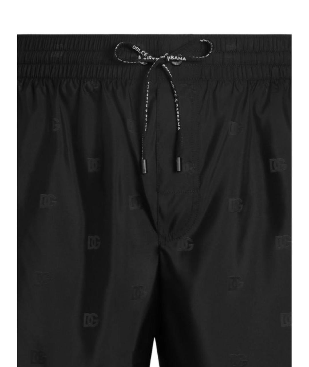 DOLCE&GABBANA Черные полиамидовые шорты, фото 2