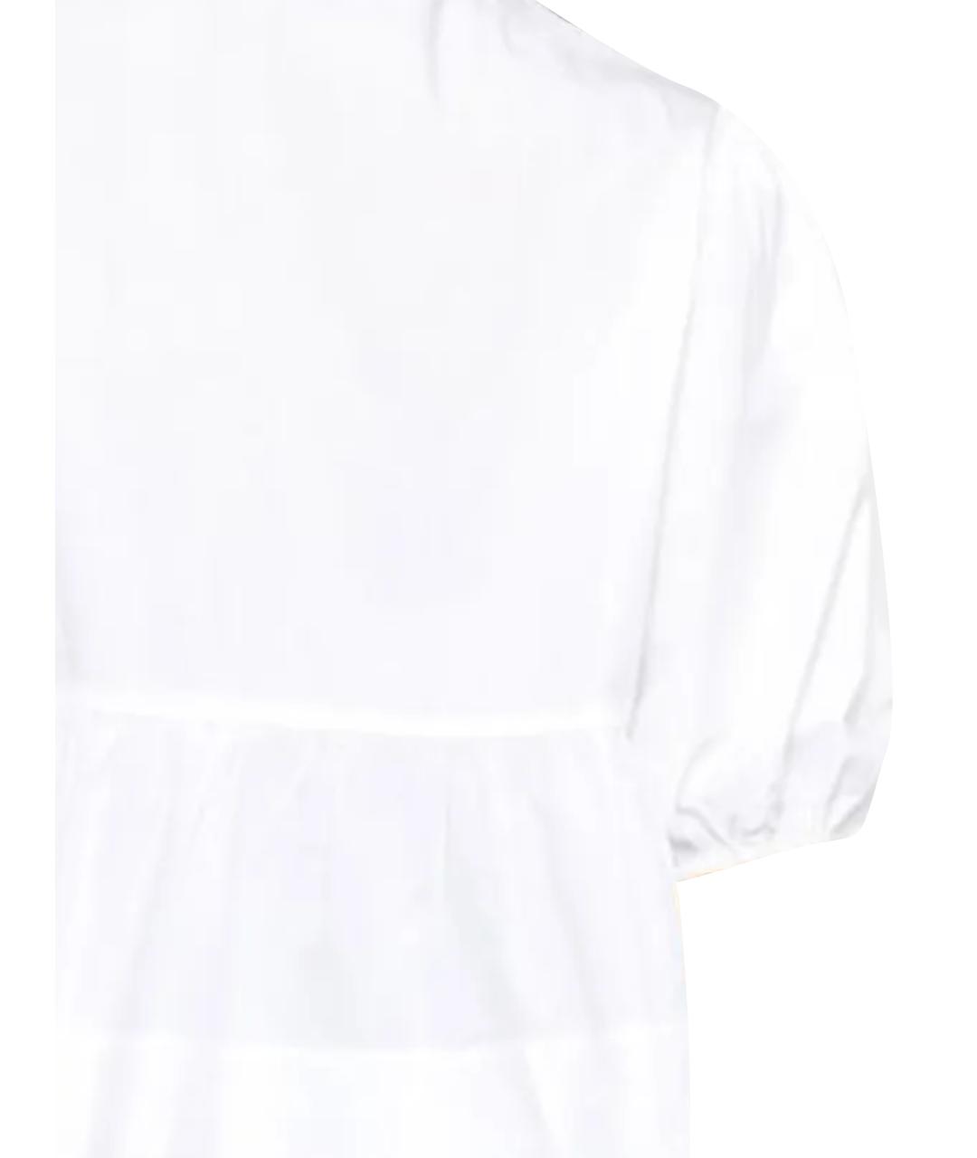 GANNI Белая хлопковая блузы, фото 3