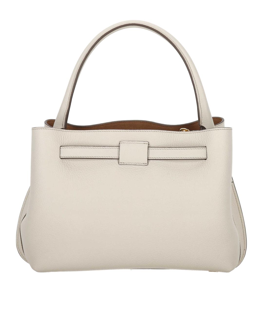 TOD'S Белая кожаная сумка через плечо, фото 3