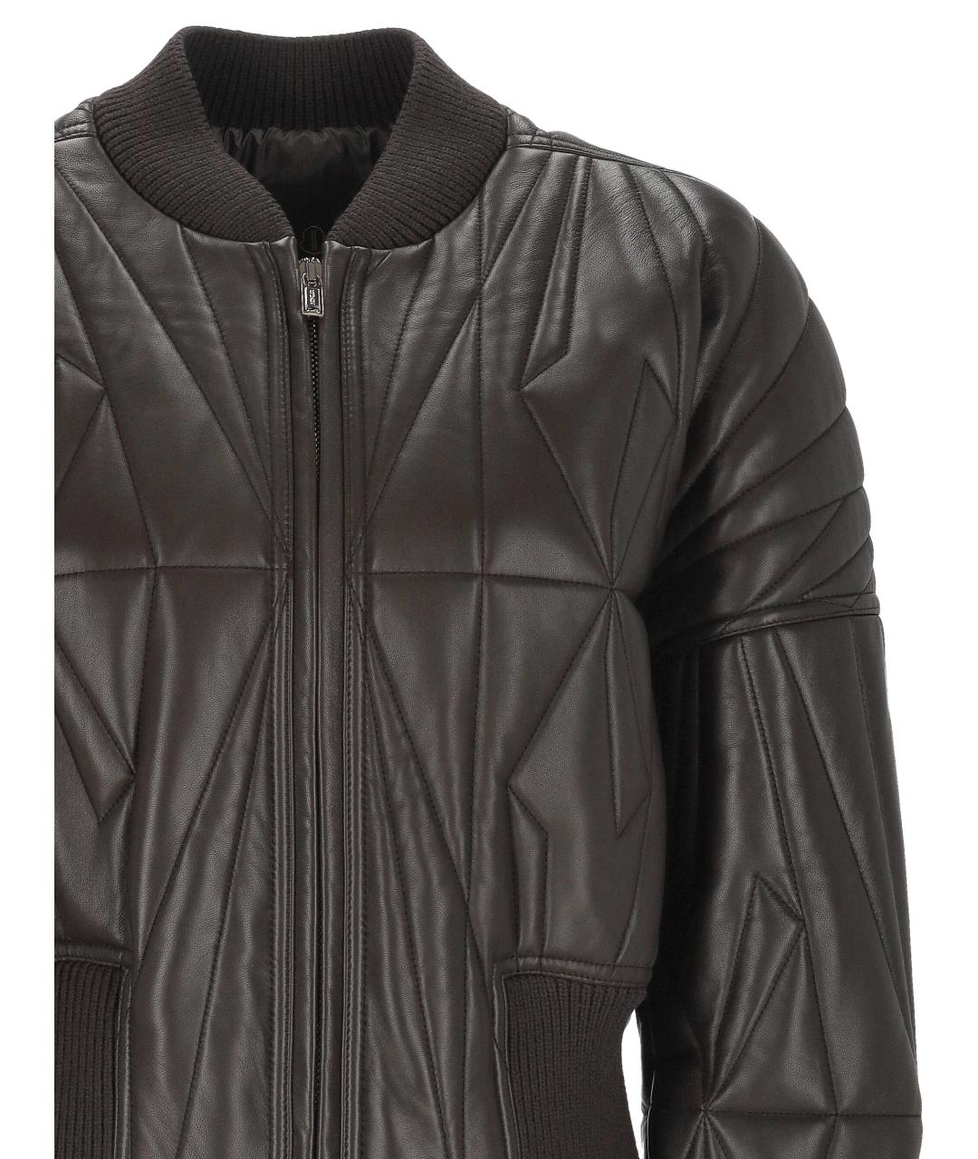 MONCLER Мульти кожаная куртка, фото 2