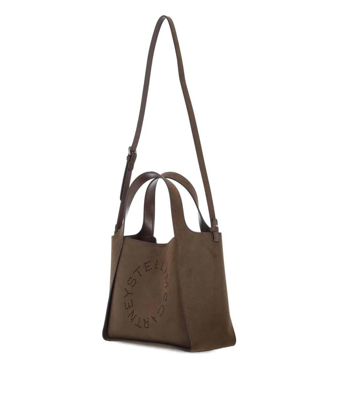 STELLA MCCARTNEY Коричневая сумка тоут, фото 2