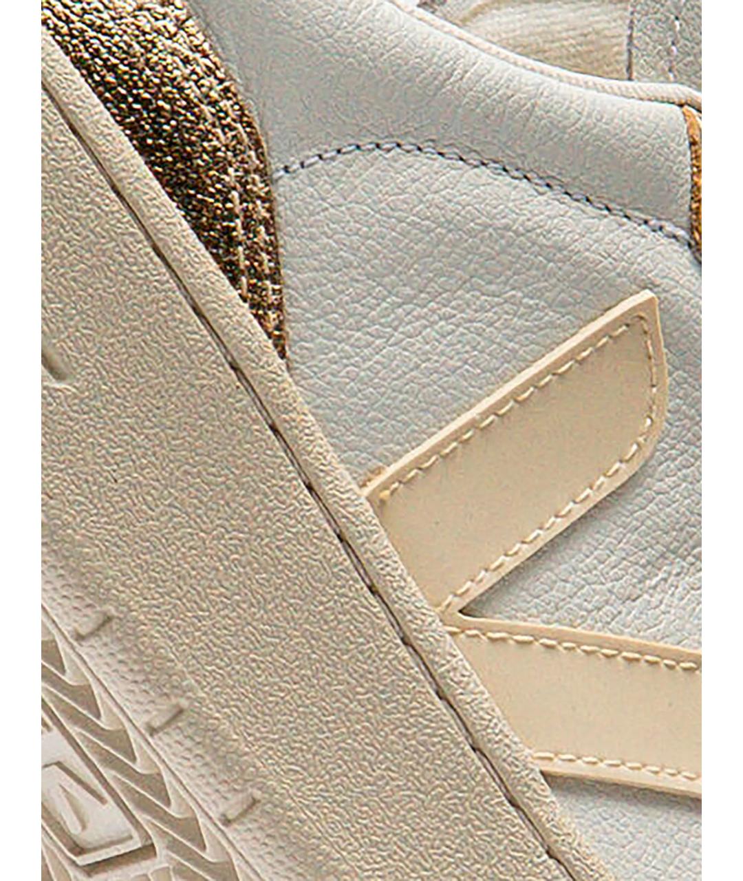 VEJA Золотые кожаные кеды, фото 3