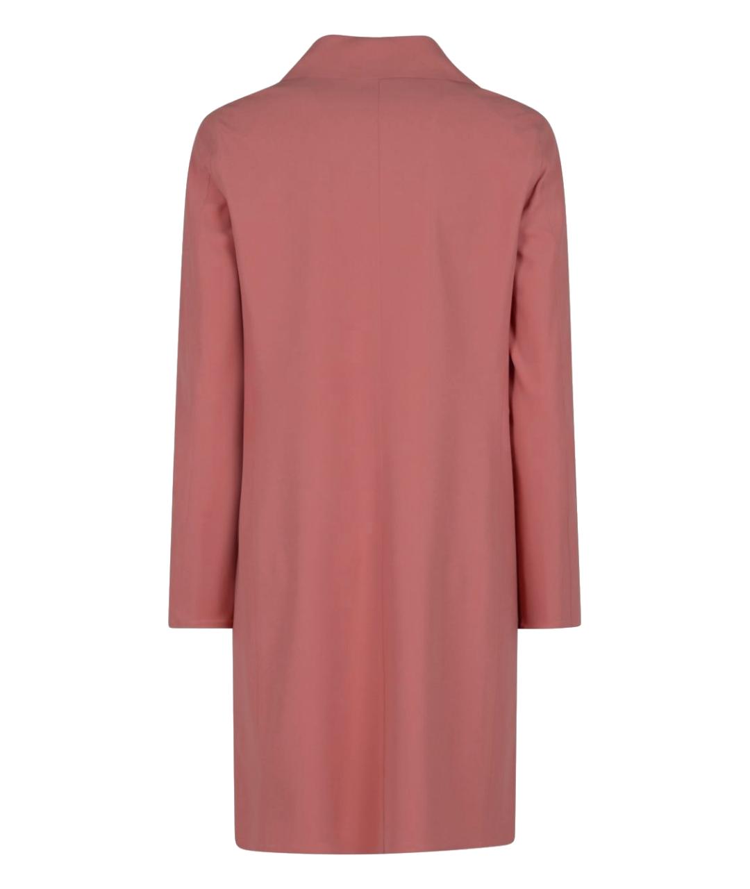 HERNO Розовое полиамидовое пальто, фото 3