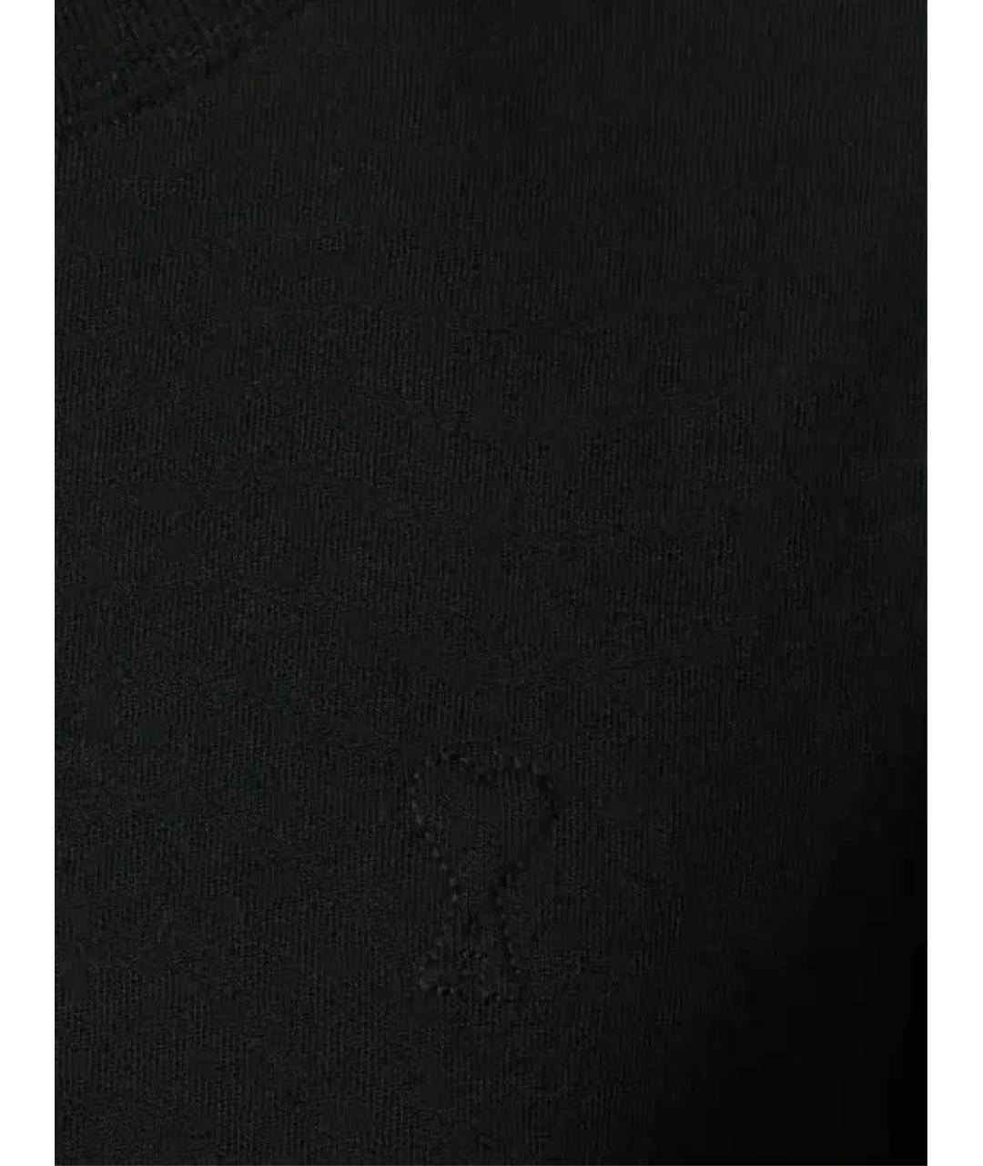 Ami Paris Черная хлопковая футболка, фото 2