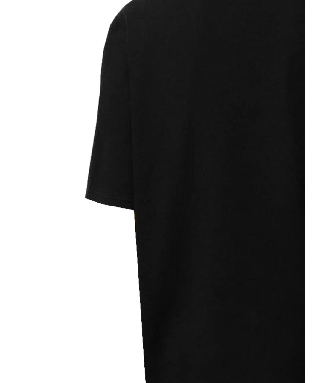 Ami Paris Черная хлопковая футболка, фото 3