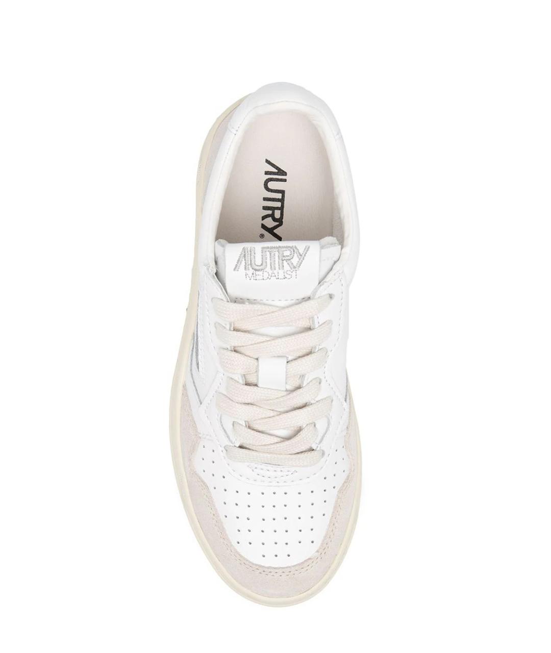 AUTRY Белые кожаные кеды, фото 4