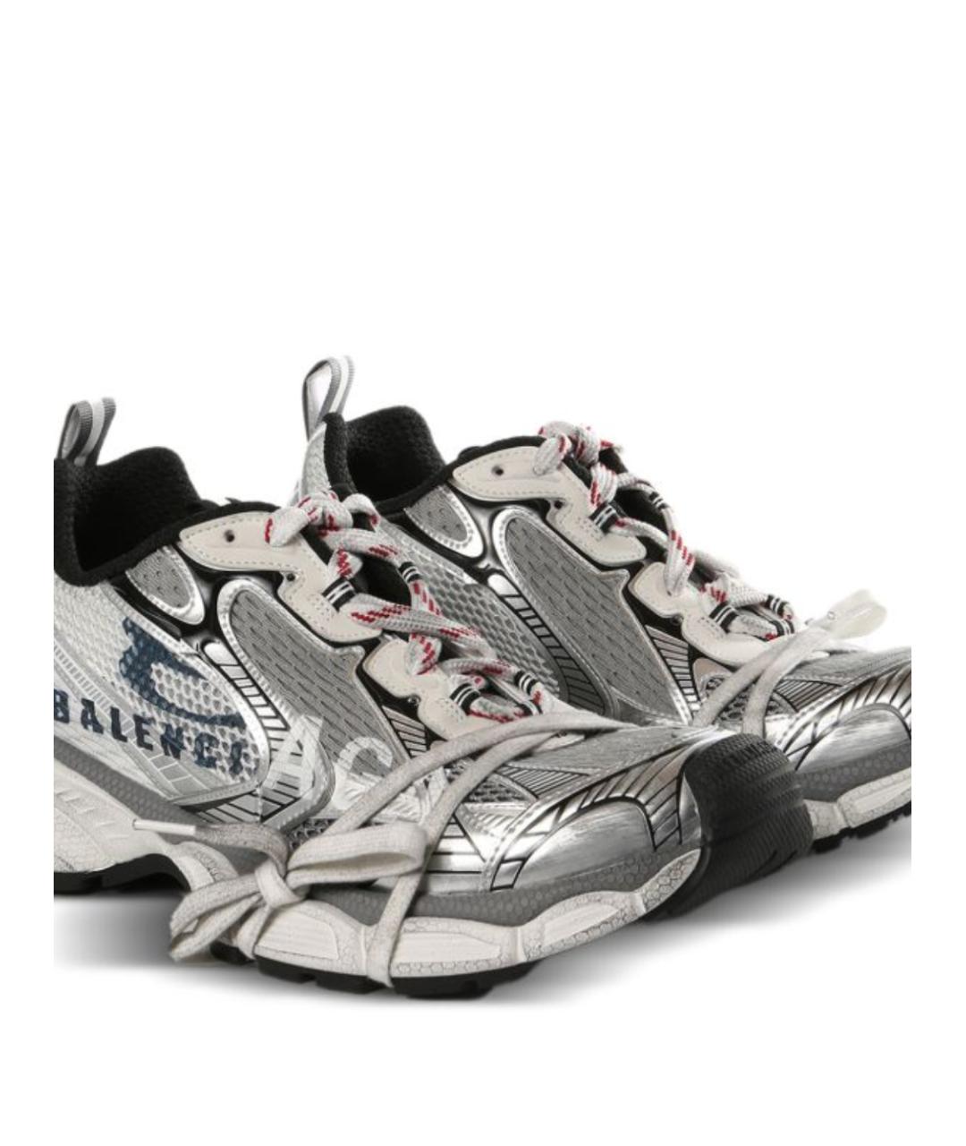 BALENCIAGA Белые высокие кроссовки / кеды, фото 4