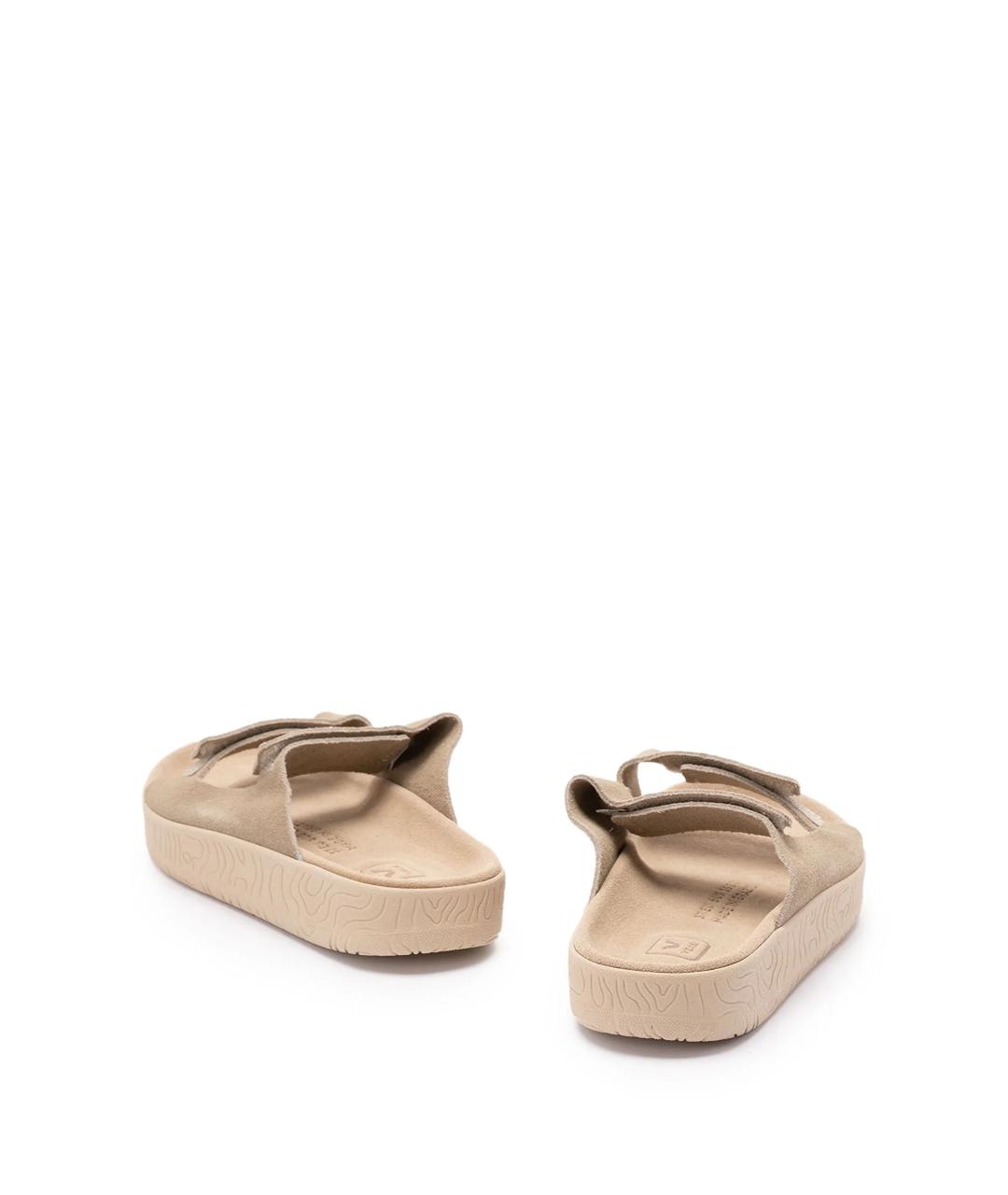 VEJA Бежевые замшевые шлепанцы, фото 2