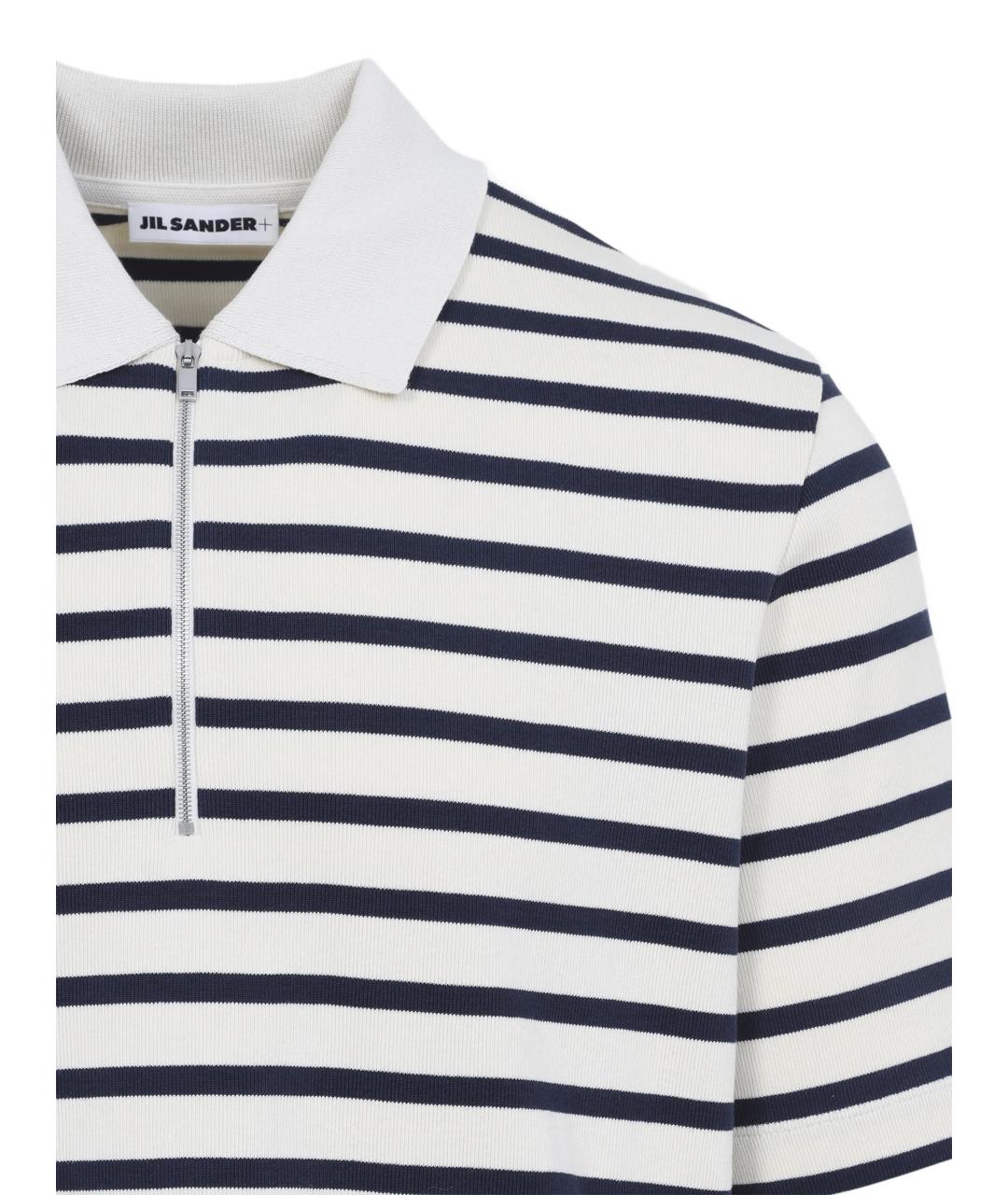 JIL SANDER Мульти хлопковое поло с коротким рукавом, фото 2