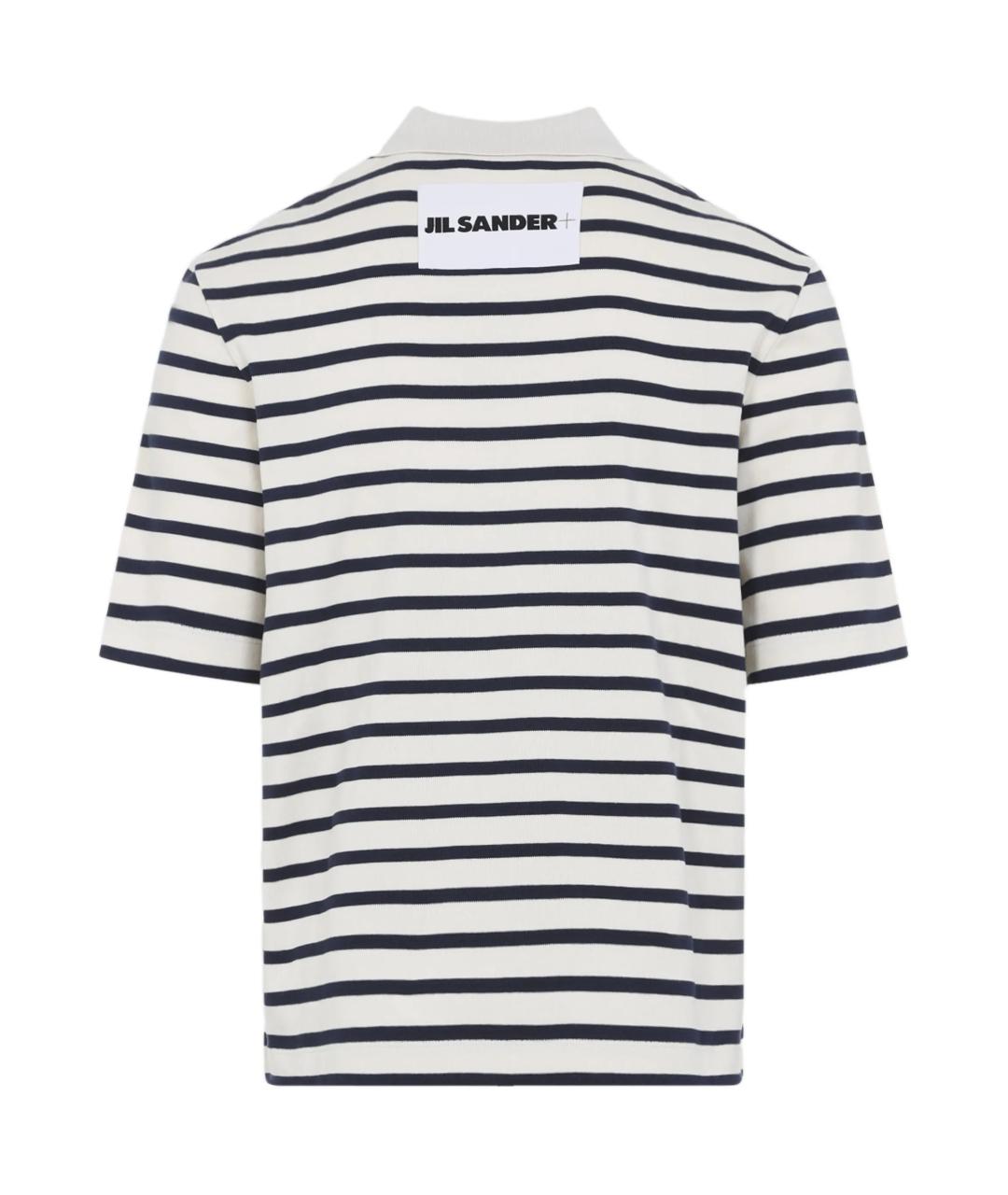 JIL SANDER Мульти хлопковое поло с коротким рукавом, фото 3