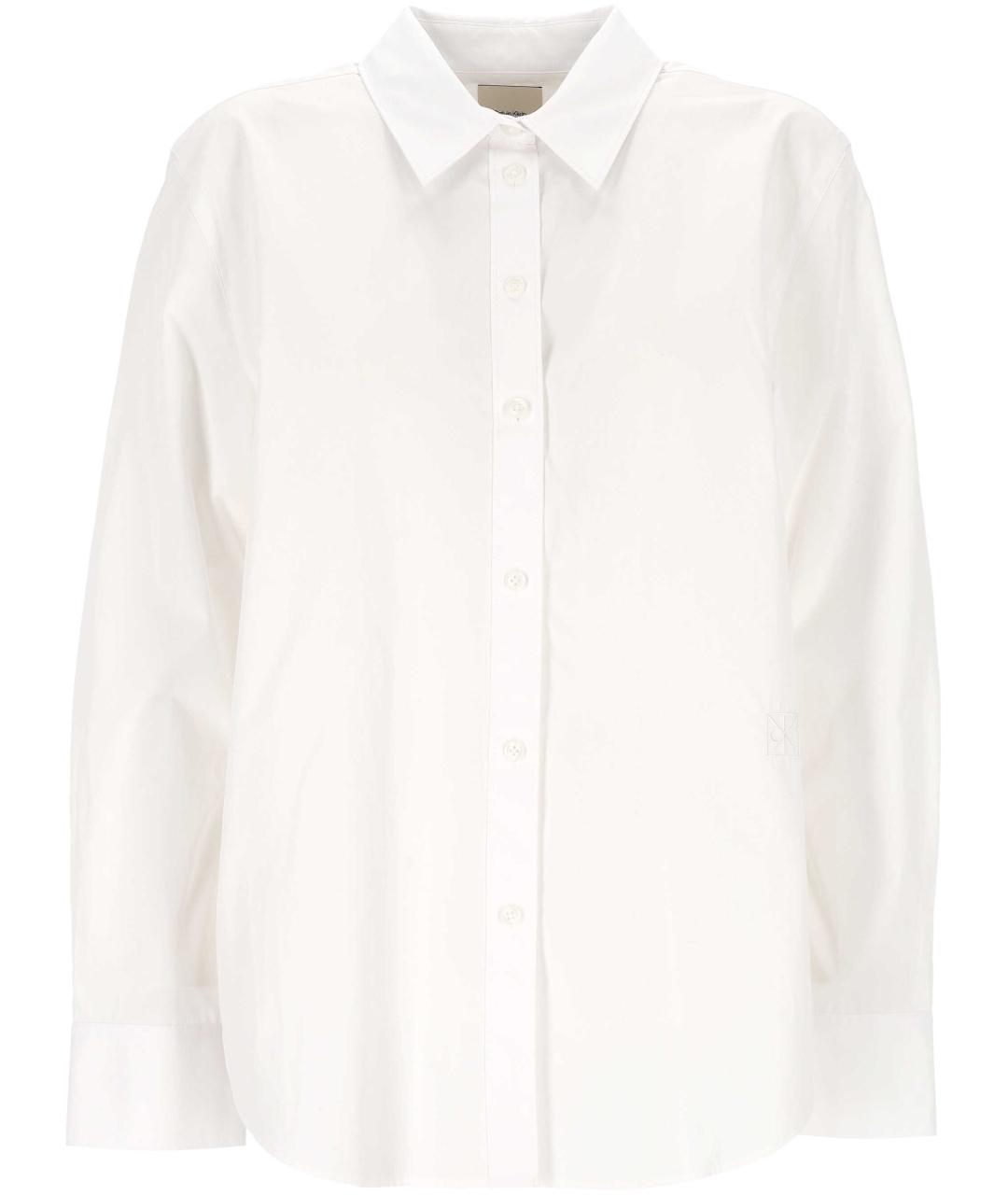 CALVIN KLEIN Белая хлопковая рубашка, фото 1