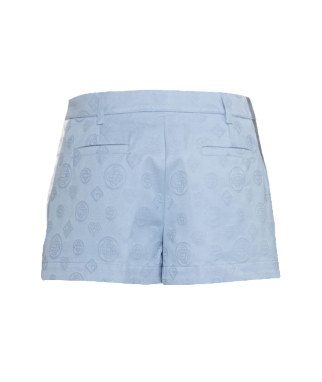 CASABLANCA Голубые хлопковые шорты, фото 3