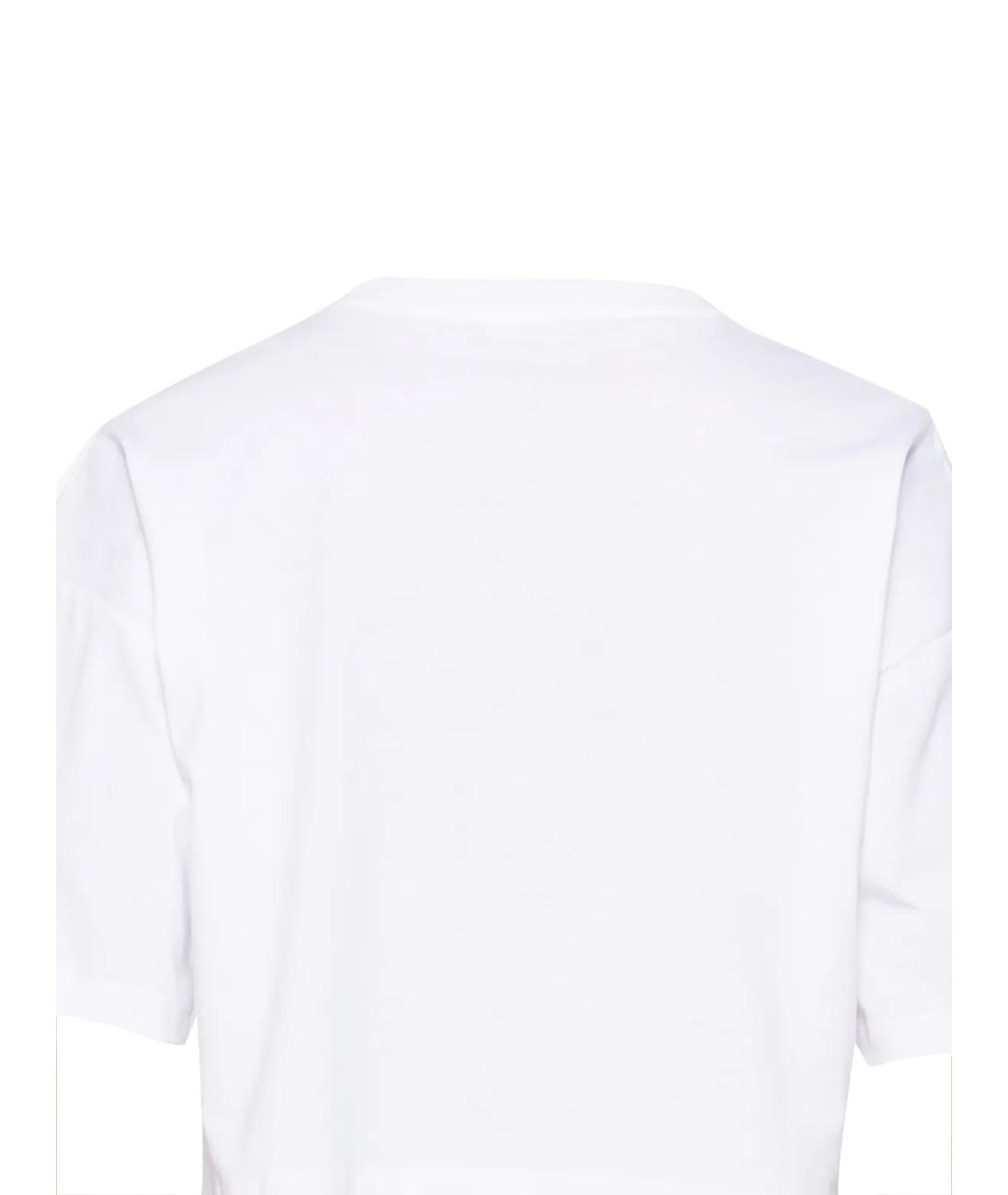 BALMAIN Белая хлопковая футболка, фото 3