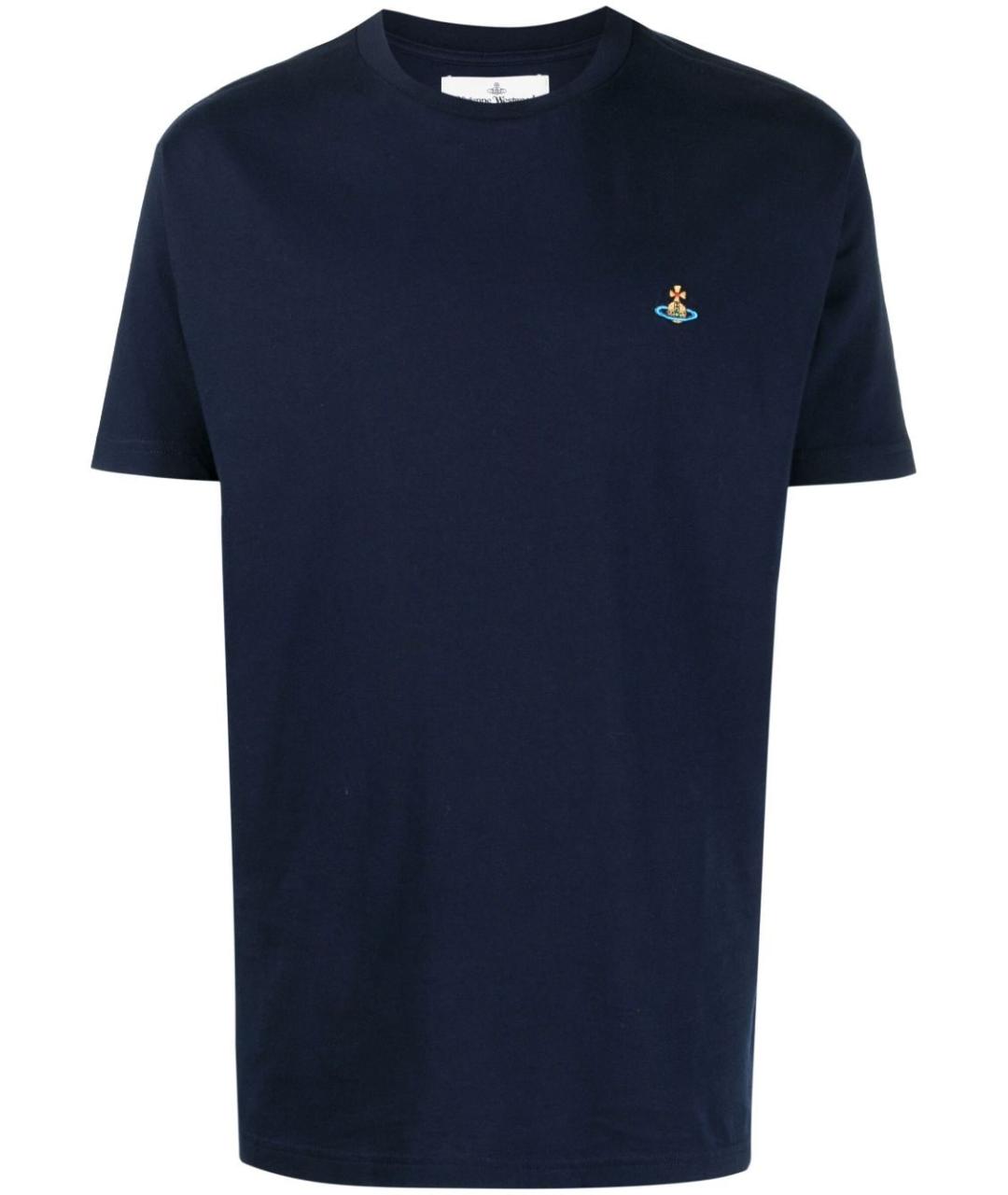 VIVIENNE WESTWOOD Синяя хлопковая футболка, фото 1