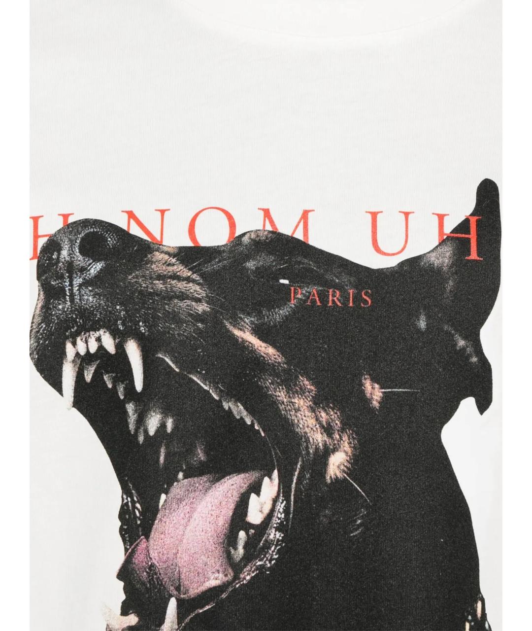 IH NOM UH NIT Белая хлопковая футболка, фото 2