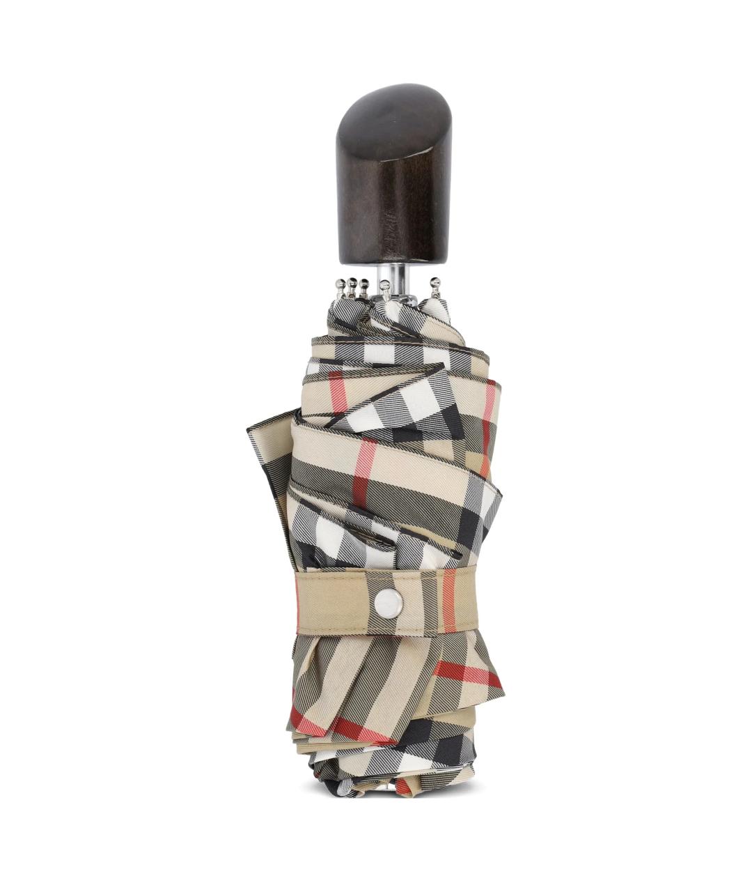 BURBERRY Бежевый зонт, фото 1