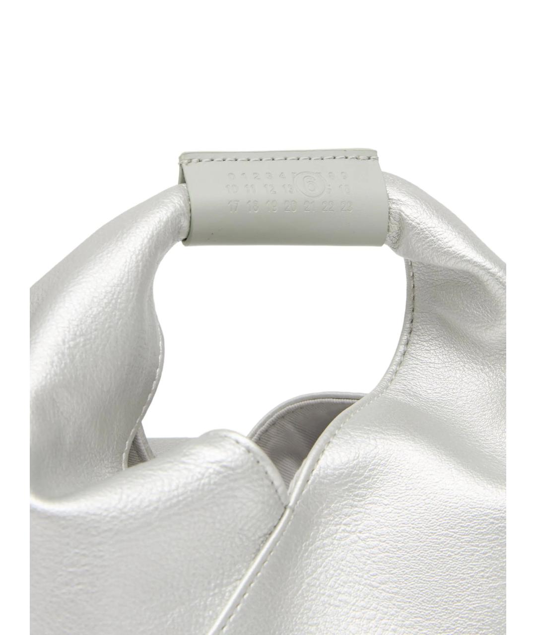 MM6 MAISON MARGIELA Серебряная сумка через плечо из искусственной кожи, фото 3
