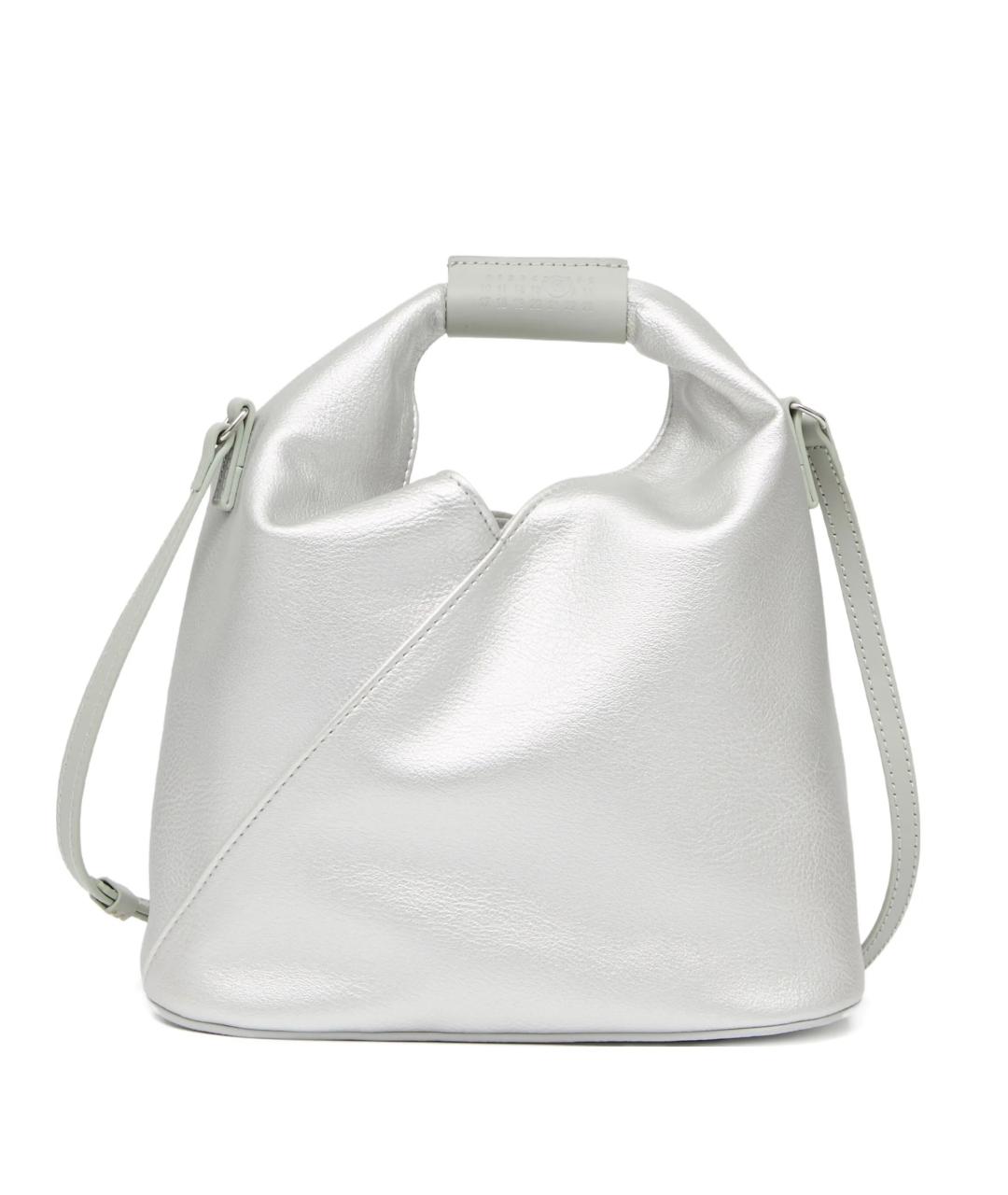 MM6 MAISON MARGIELA Серебряная сумка через плечо из искусственной кожи, фото 1