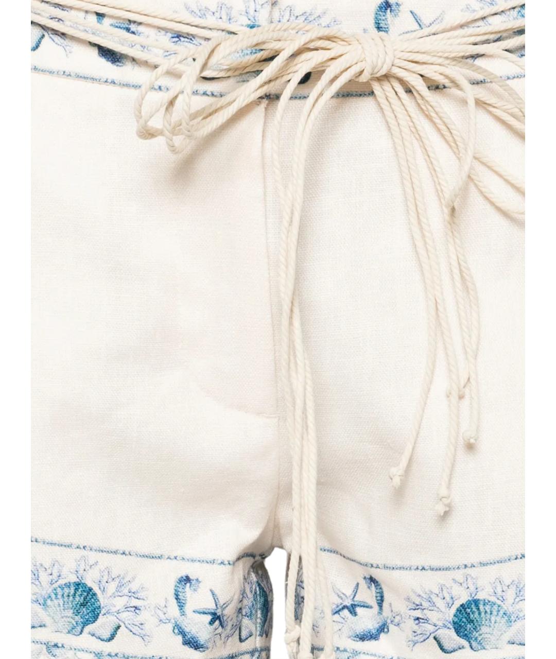ZIMMERMANN Мульти льняные шорты, фото 2