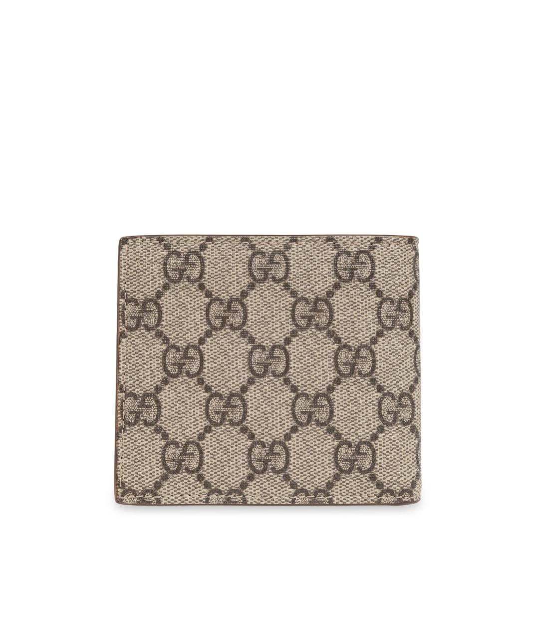 GUCCI Бежевый полиуретановый кошелек, фото 3