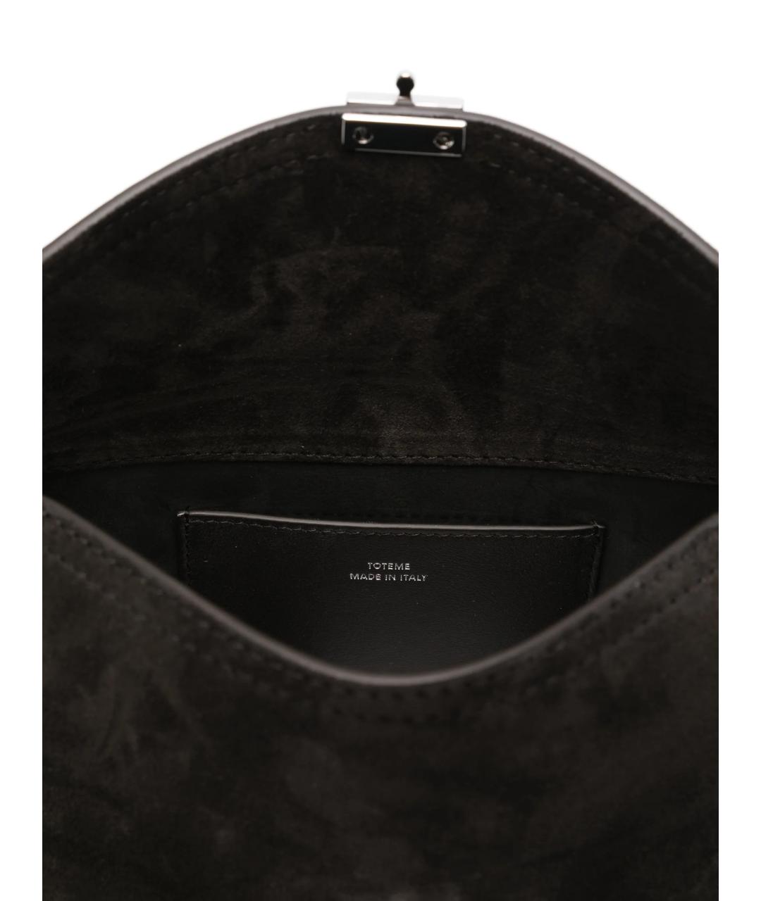 TOTEME Коричневая замшевая сумка через плечо, фото 4