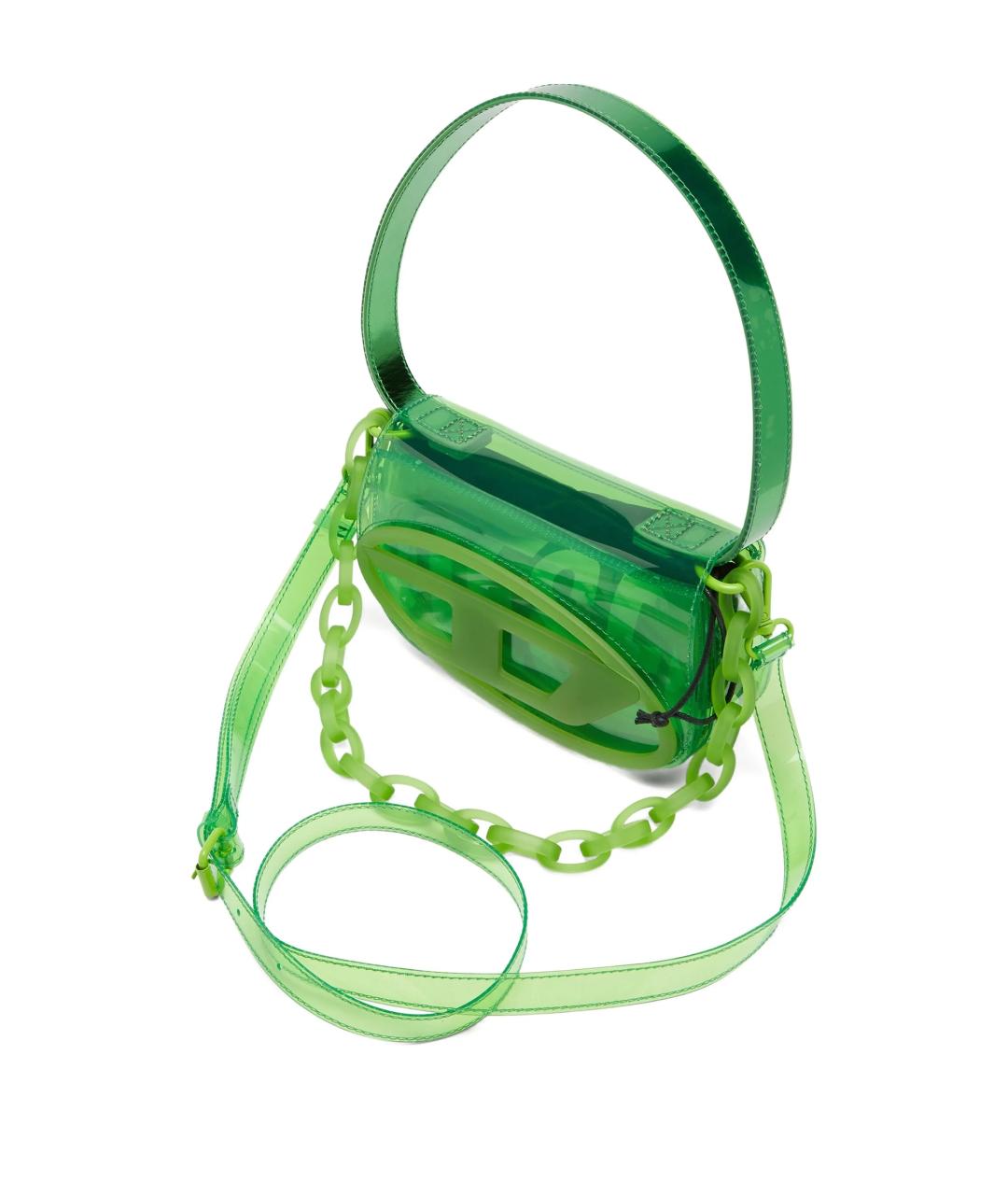 DIESEL Зеленая сумка через плечо, фото 4