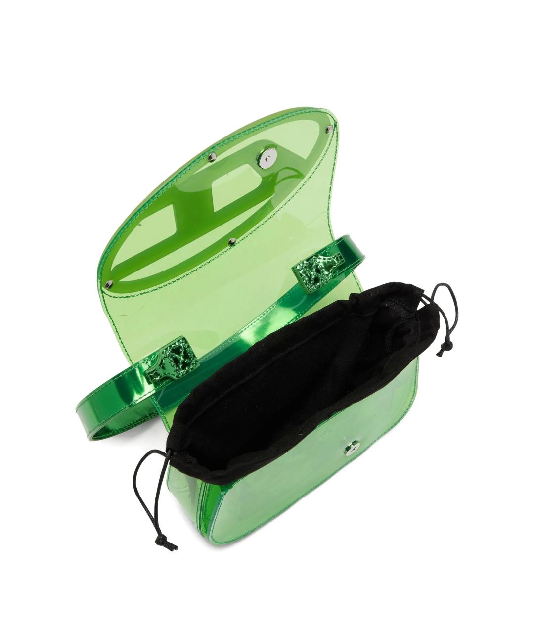 DIESEL Зеленая сумка через плечо, фото 5