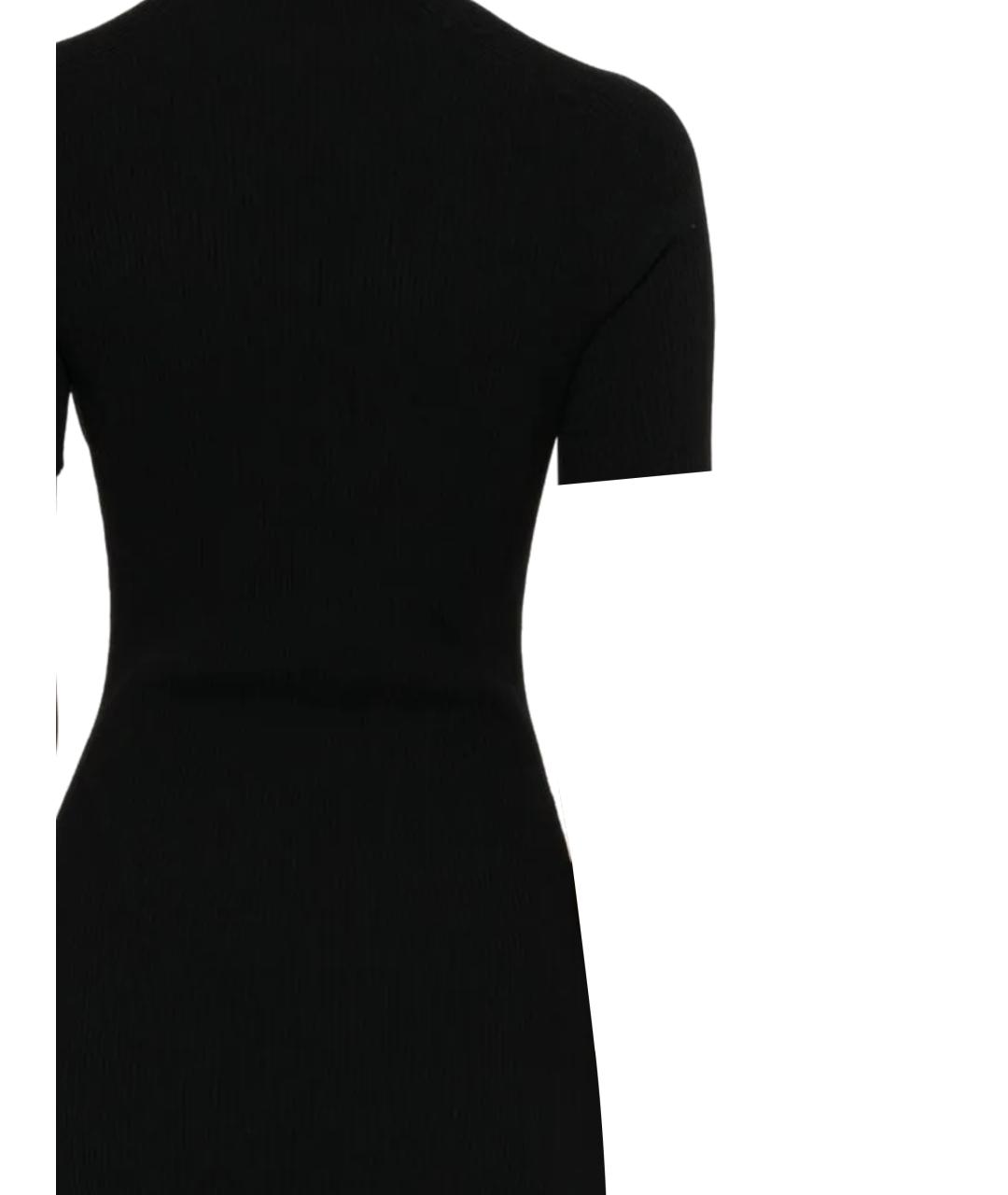 ALEXANDER WANG Черное полиэстеровое повседневное платье, фото 3