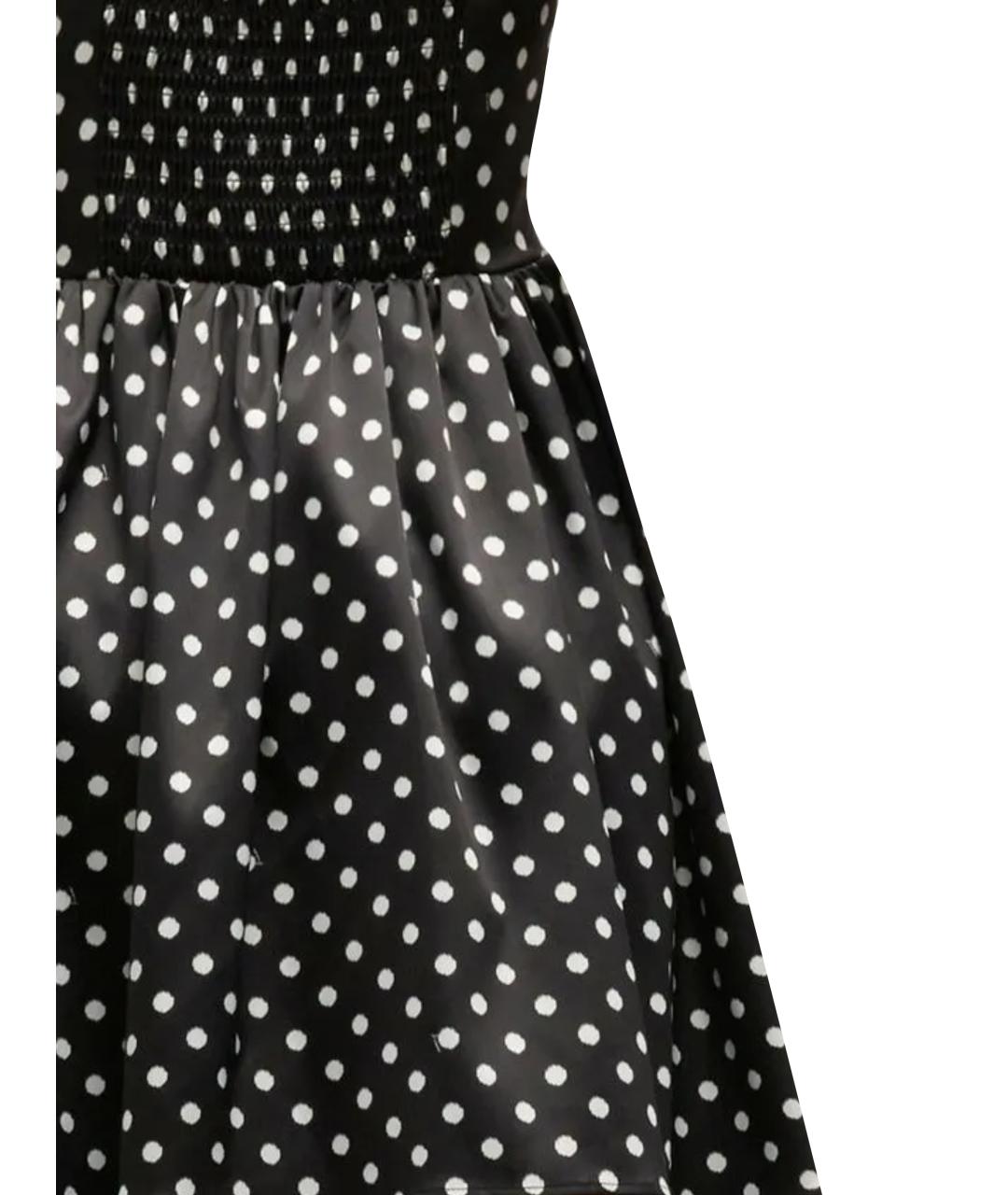 GANNI Черное полиэстеровое повседневное платье, фото 3