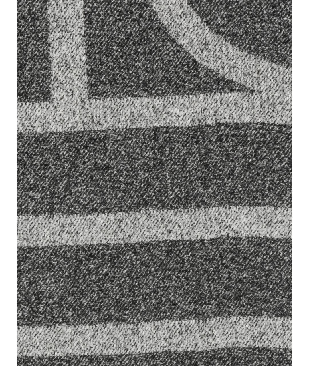 TOTEME Серый шерстяной шарф, фото 3