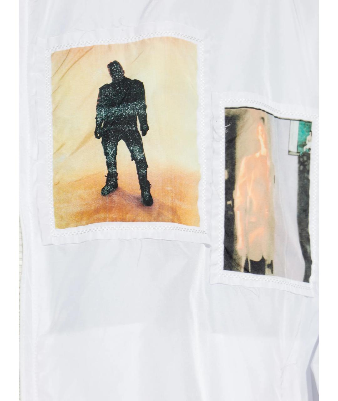 DIESEL Белая полиэстеровая куртка, фото 2