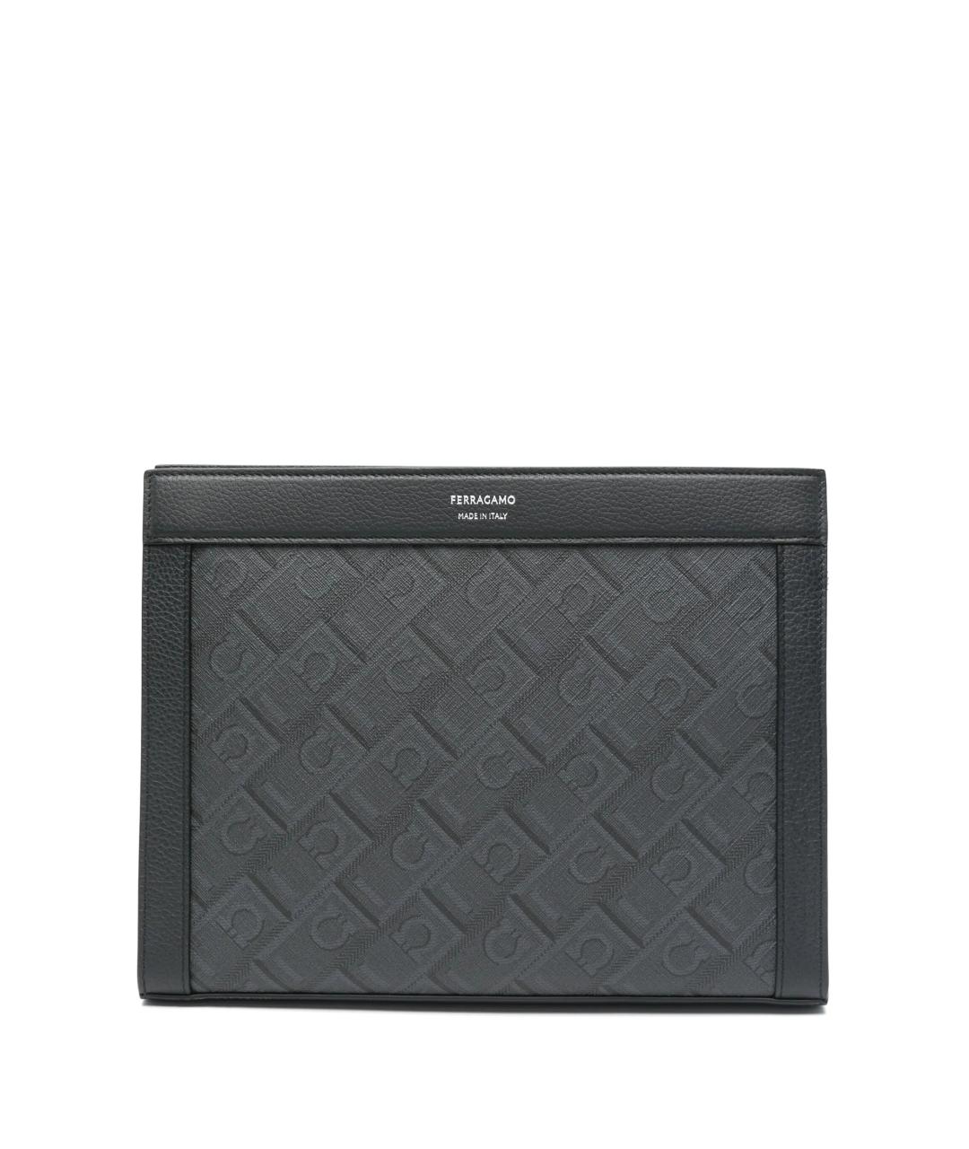 FERRAGAMO Черная папка для документов, фото 1