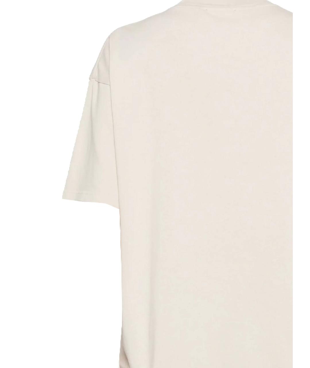 REPRESENT Белая хлопковая футболка, фото 3