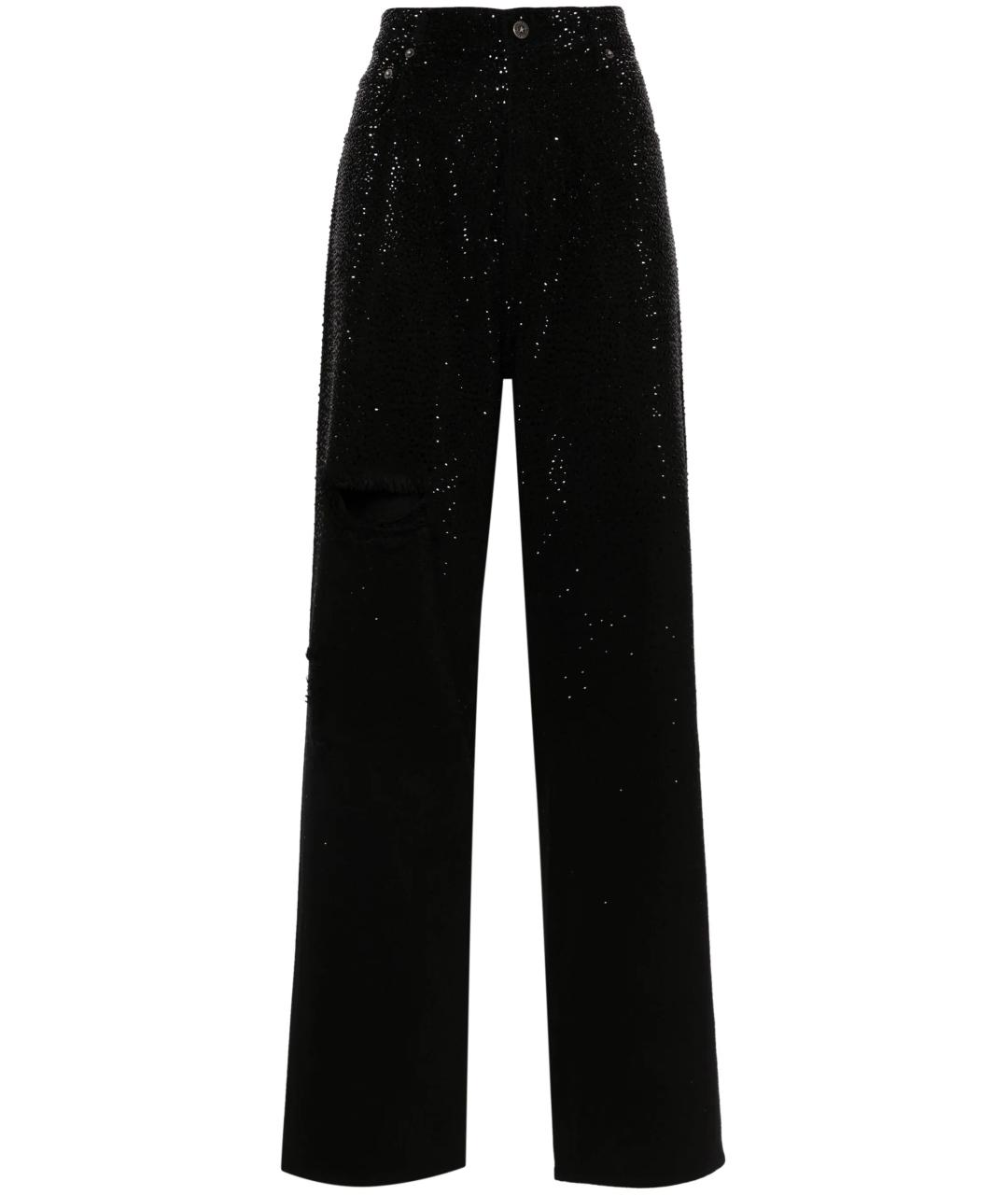 GOLDEN GOOSE DELUXE BRAND Черные прямые джинсы, фото 1