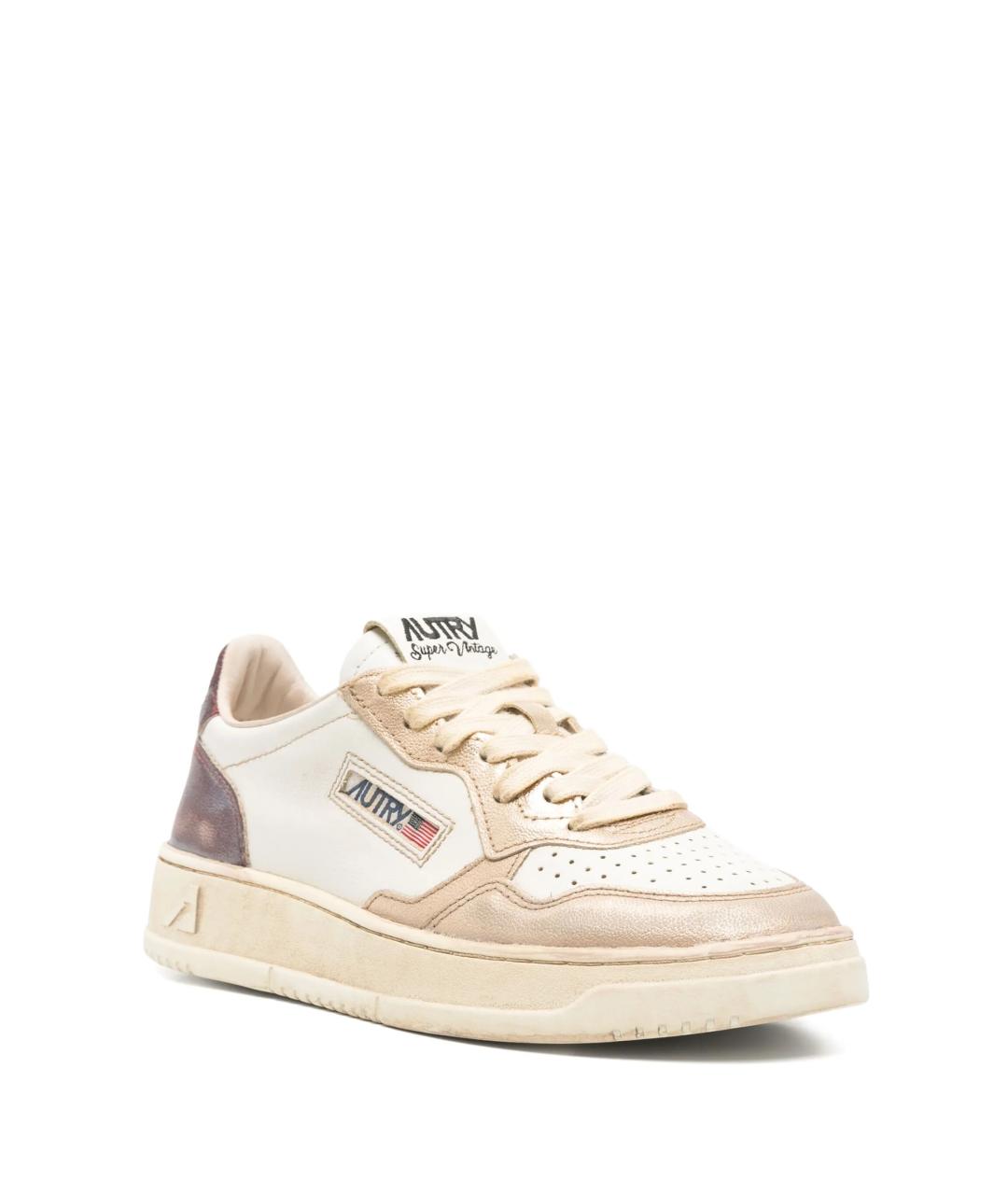 AUTRY Белые кожаные кеды, фото 2