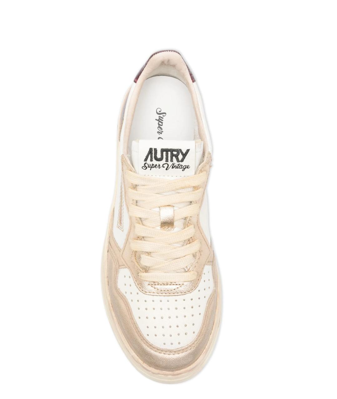 AUTRY Белые кожаные кеды, фото 4