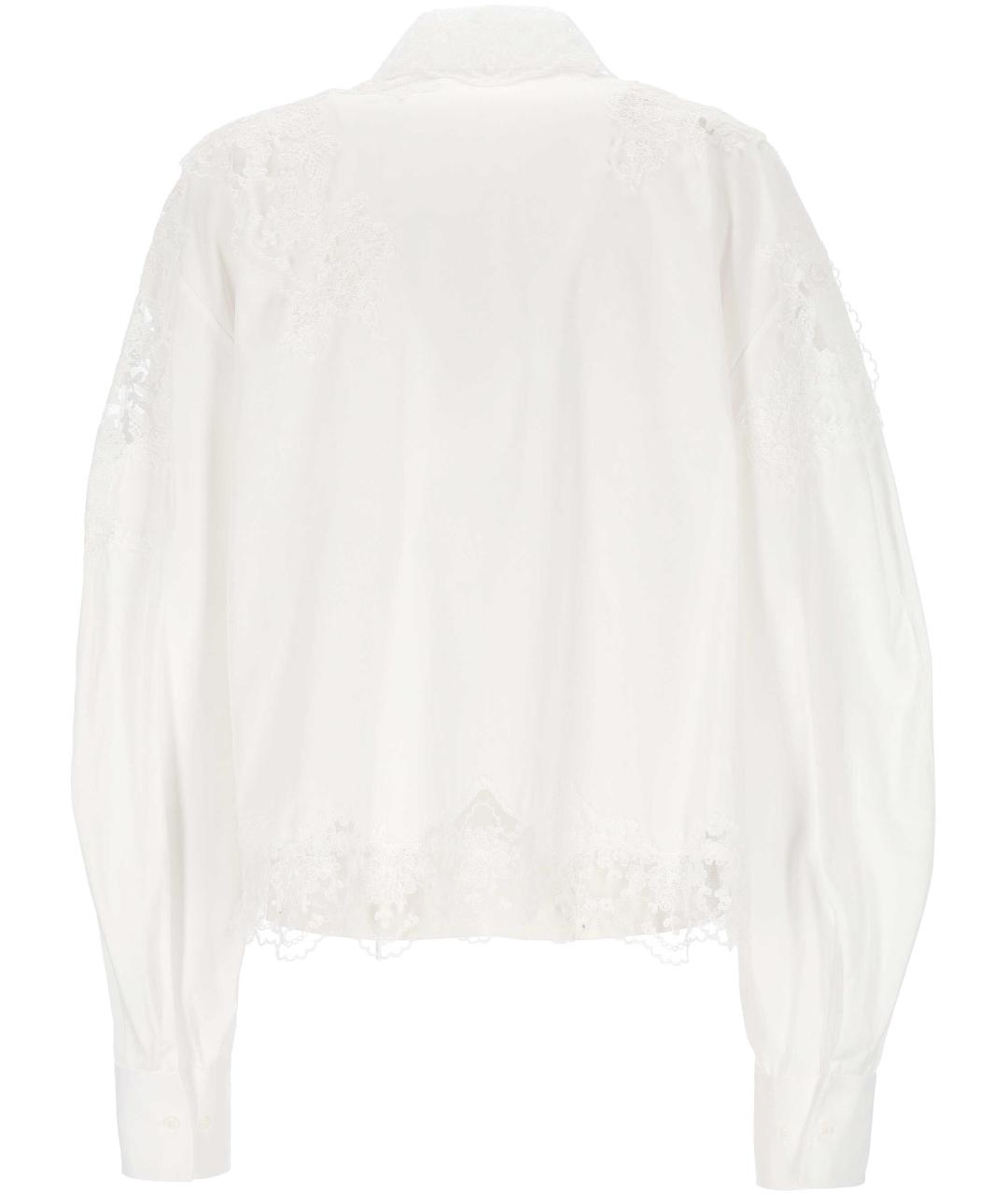 ERMANNO SCERVINO Белая хлопковая рубашка, фото 3