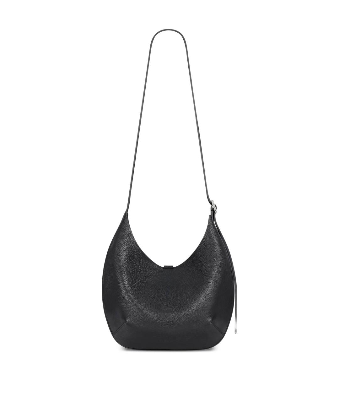 COURREGES Черная кожаная сумка через плечо, фото 3