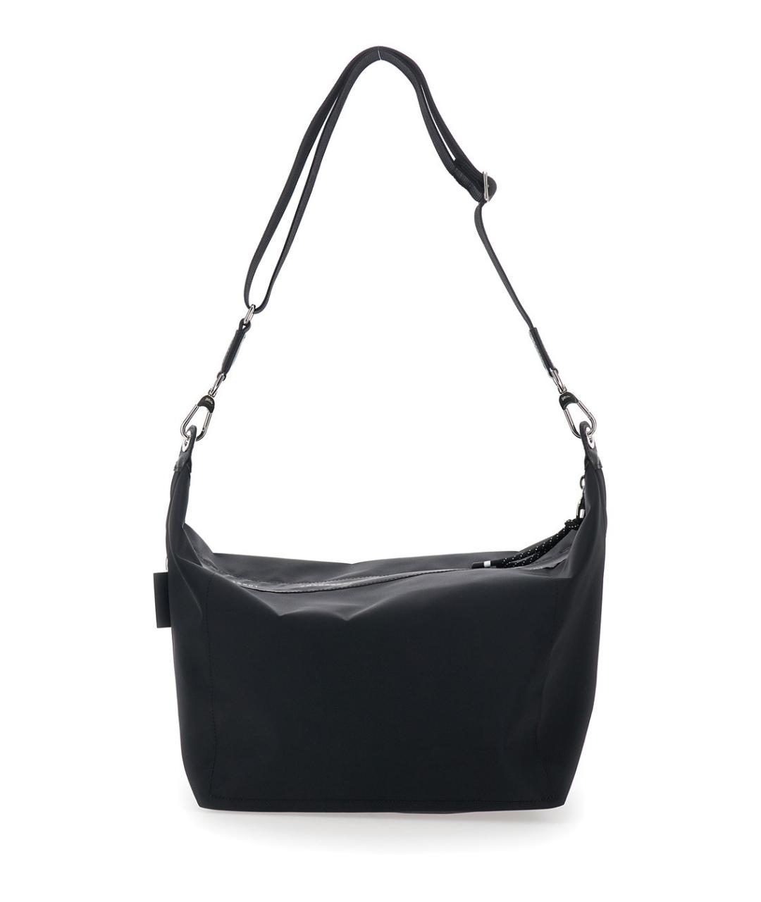 LONGCHAMP Черная тканевая сумка тоут, фото 1