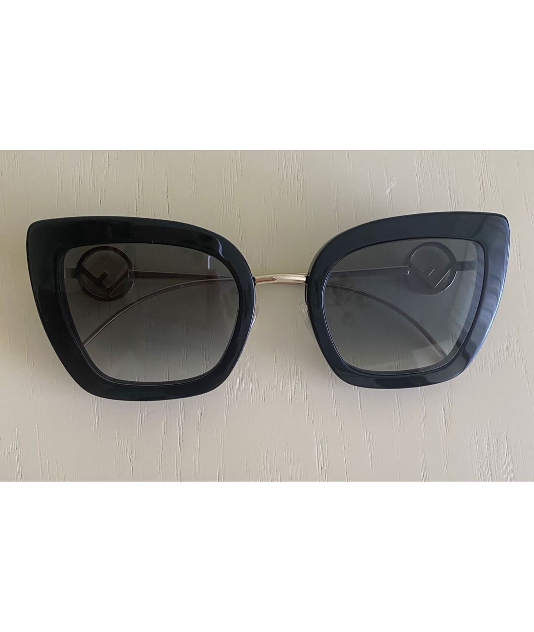 FENDI Черные солнцезащитные очки, фото 5
