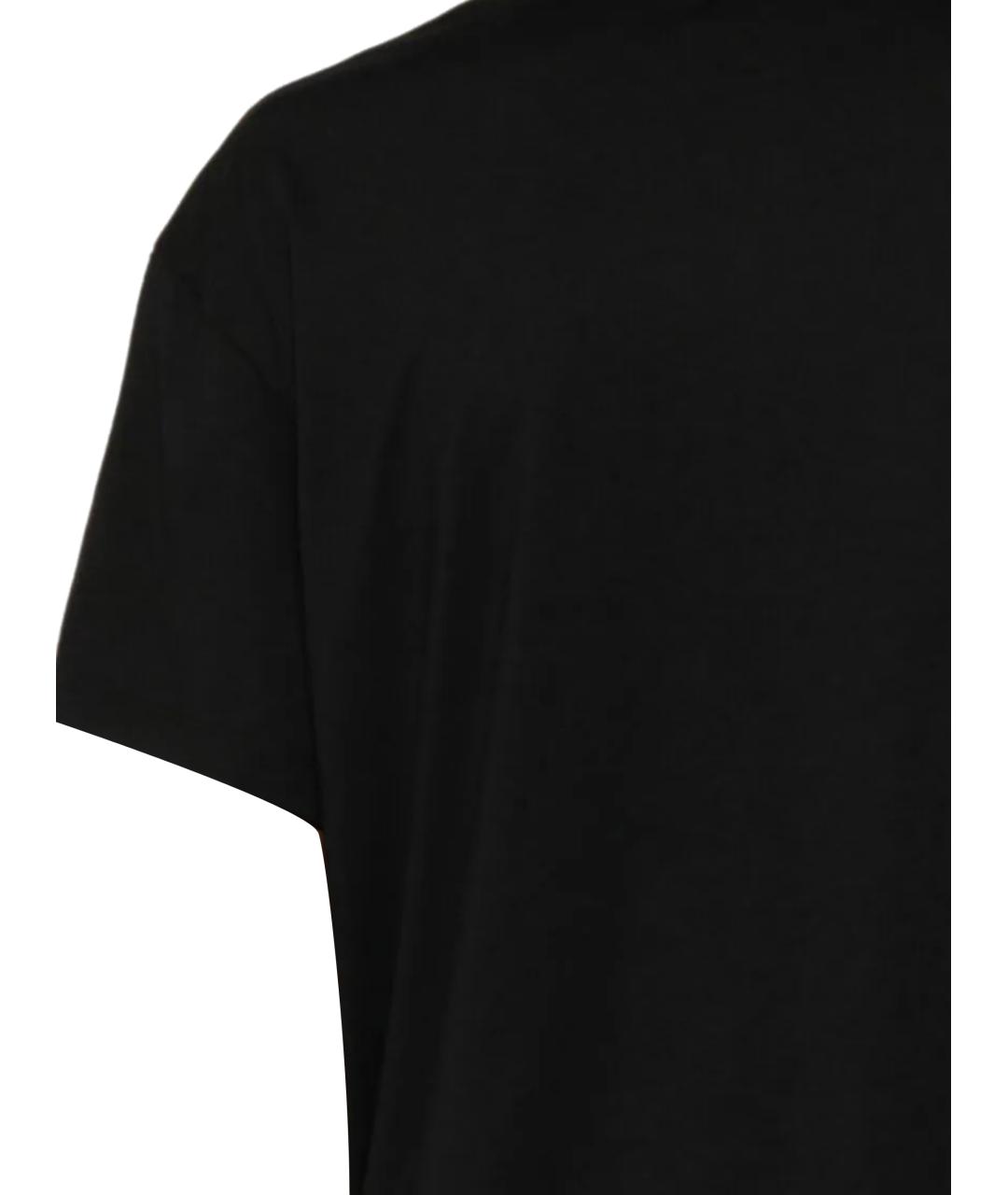 TOTEME Черная хлопковая футболка, фото 3