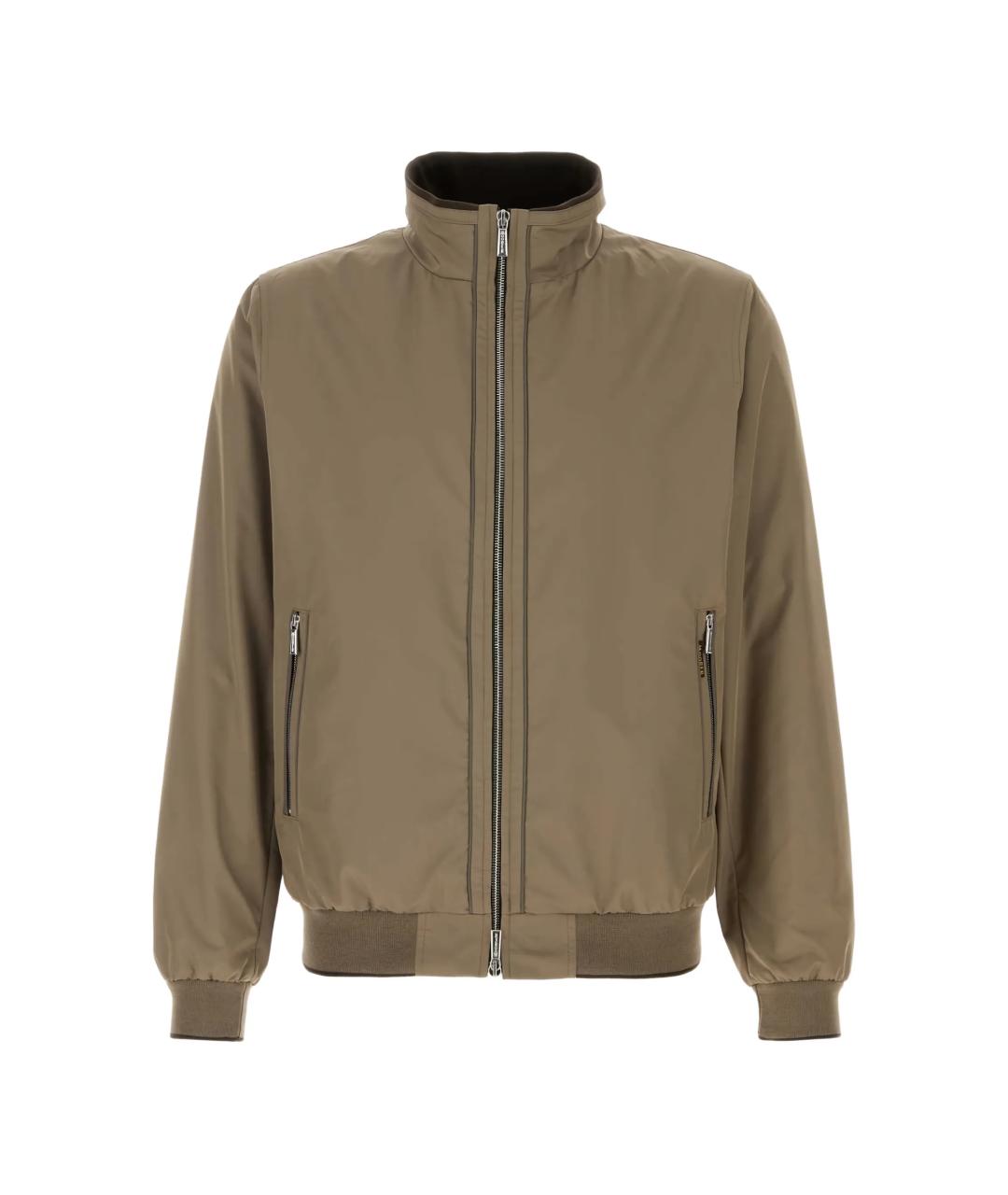 MOORER Хаки полиэстеровая куртка, фото 1