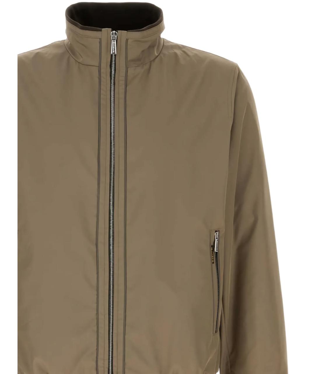 MOORER Хаки полиэстеровая куртка, фото 2